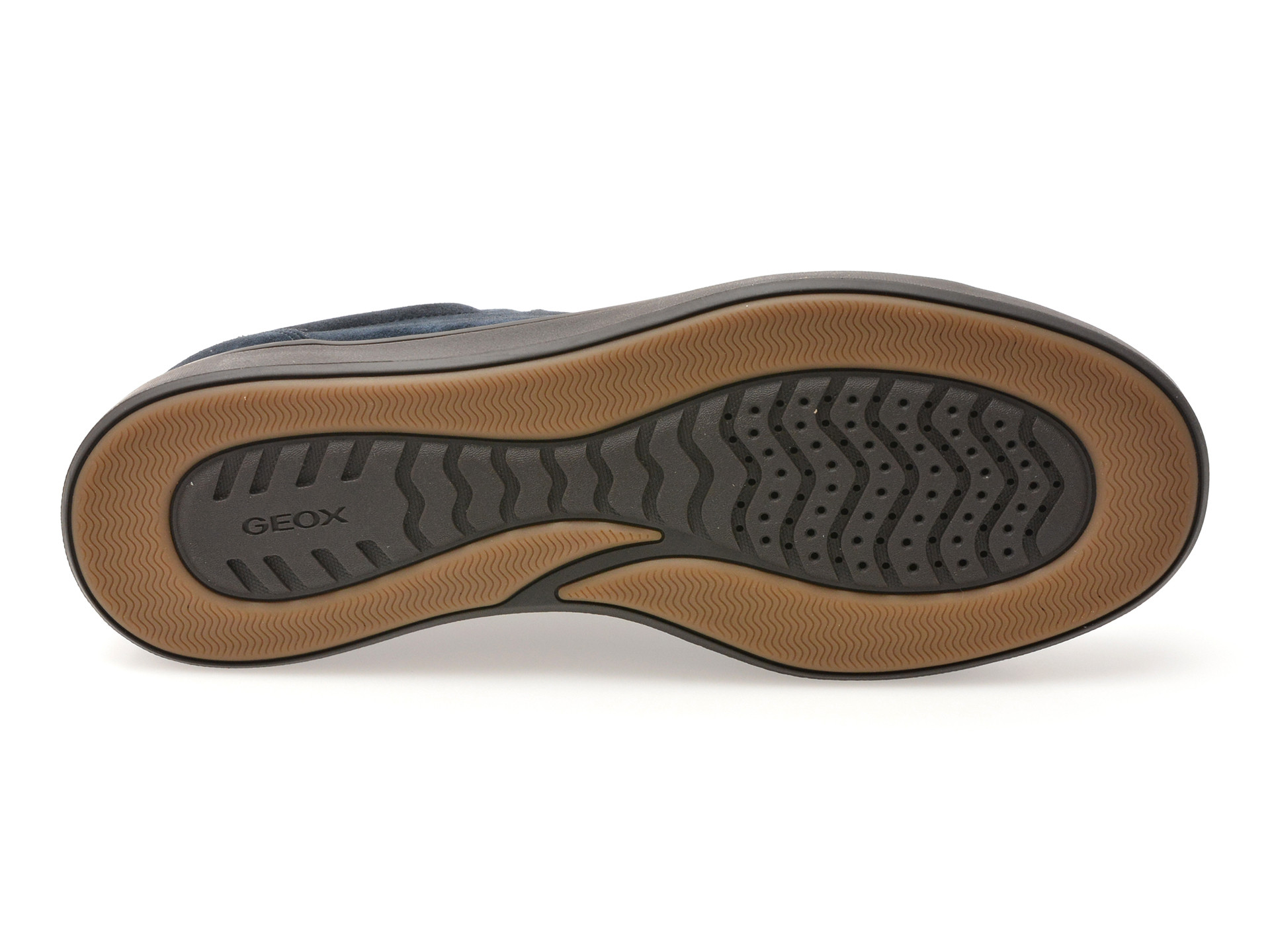 Pantofi sport GEOX bleumarin, U55LDA, din piele intoarsa