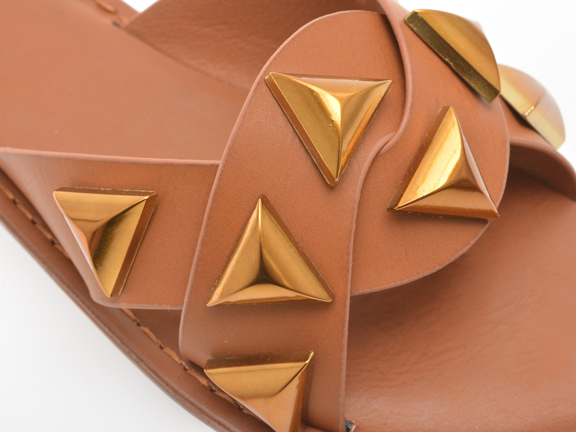 Papuci EPICA maro, 82922, din piele ecologica