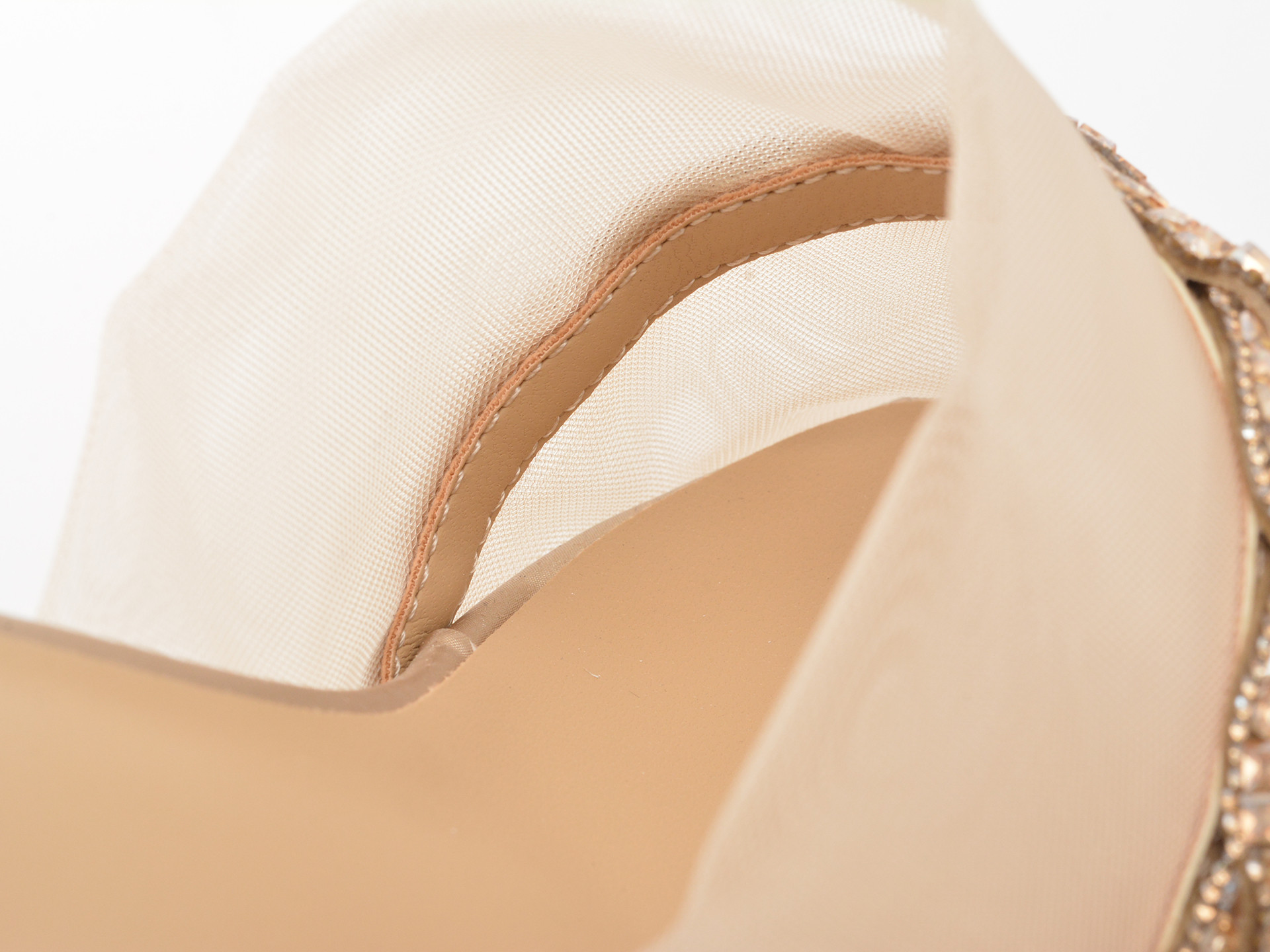 Papuci EPICA aurii, 310088, din piele ecologica