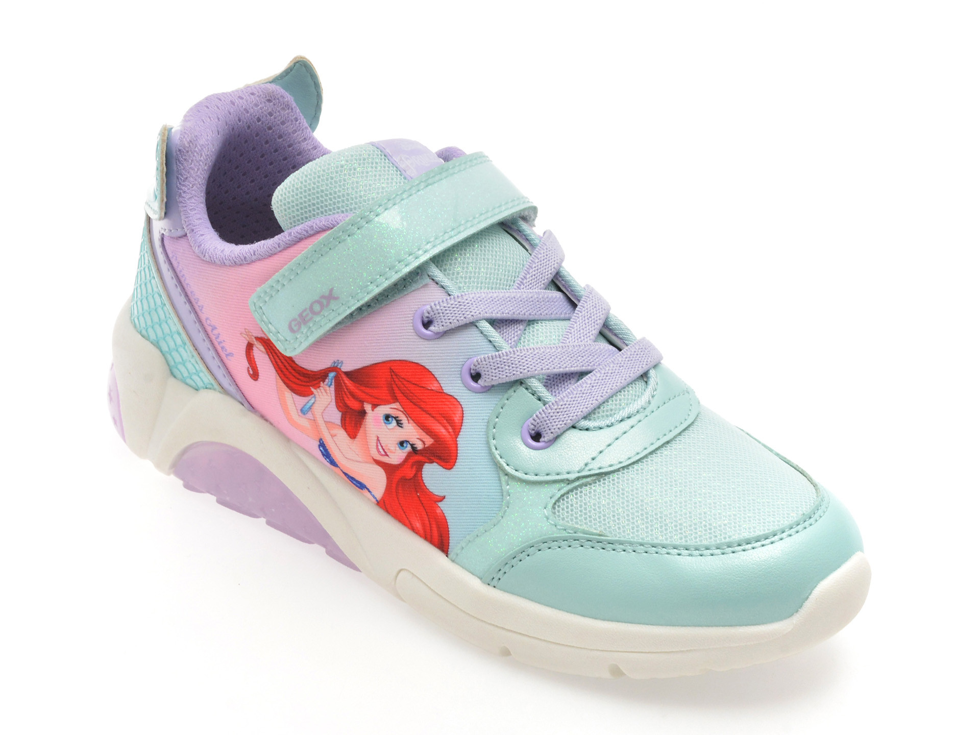 Pantofi sport GEOX verzi, J55M4B, din piele ecologica