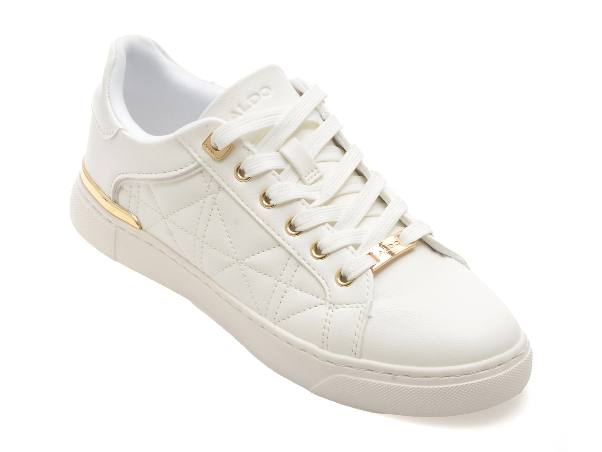 Pantofi sport ALDO albi, ICONISPEC 100, din piele ecologica