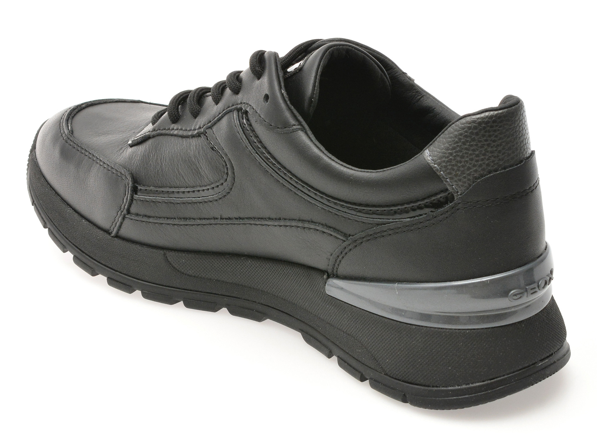Pantofi sport geox negri d563lb din piele naturala