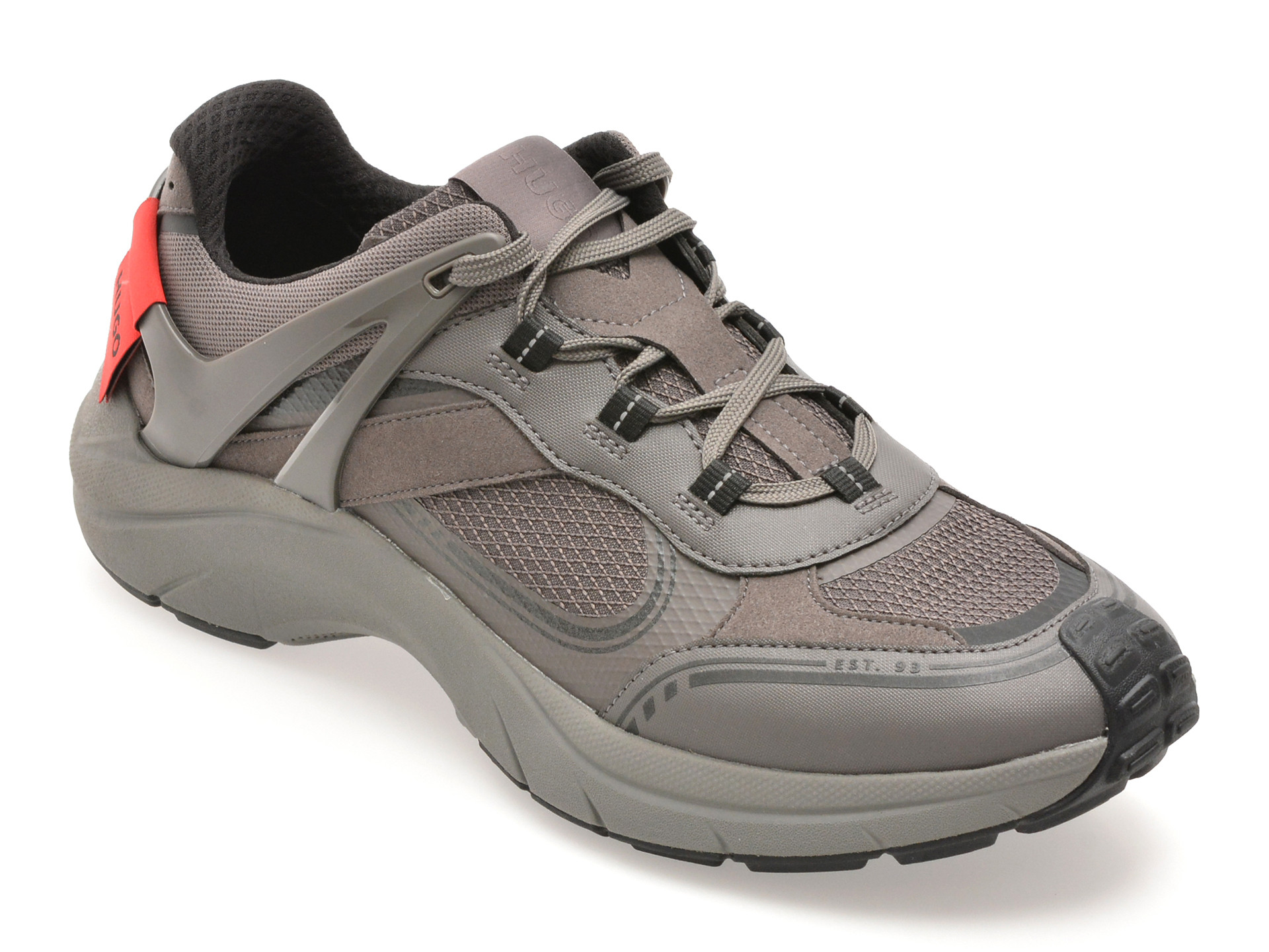 Pantofi sport HUGO gri, 8581, din material textil