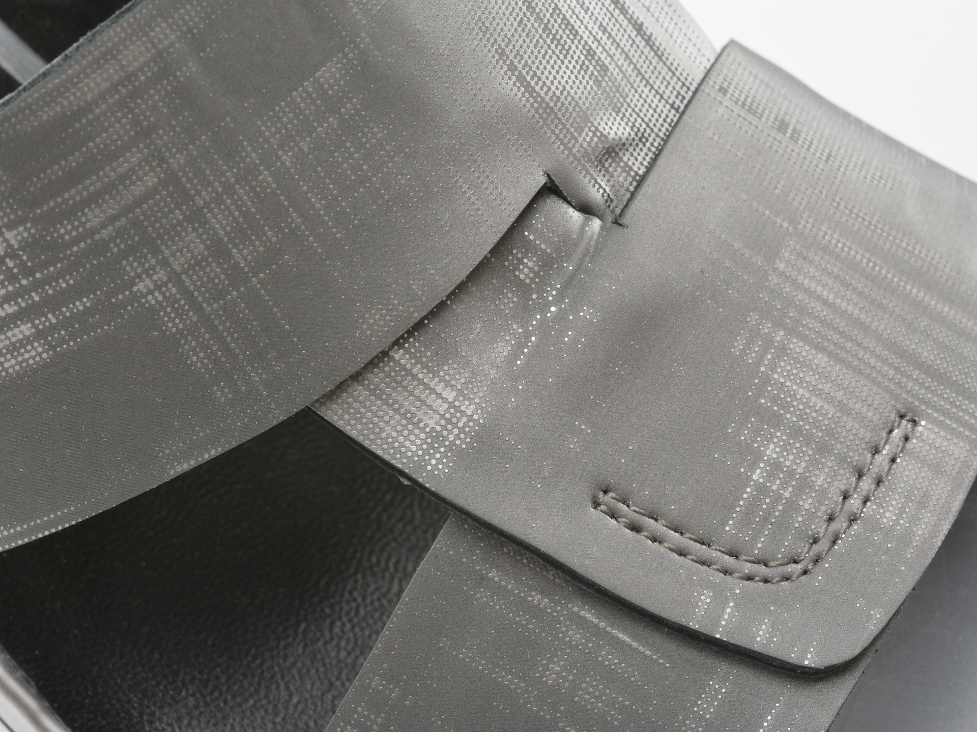 Papuci EPICA gri, 71872M7, din piele naturala