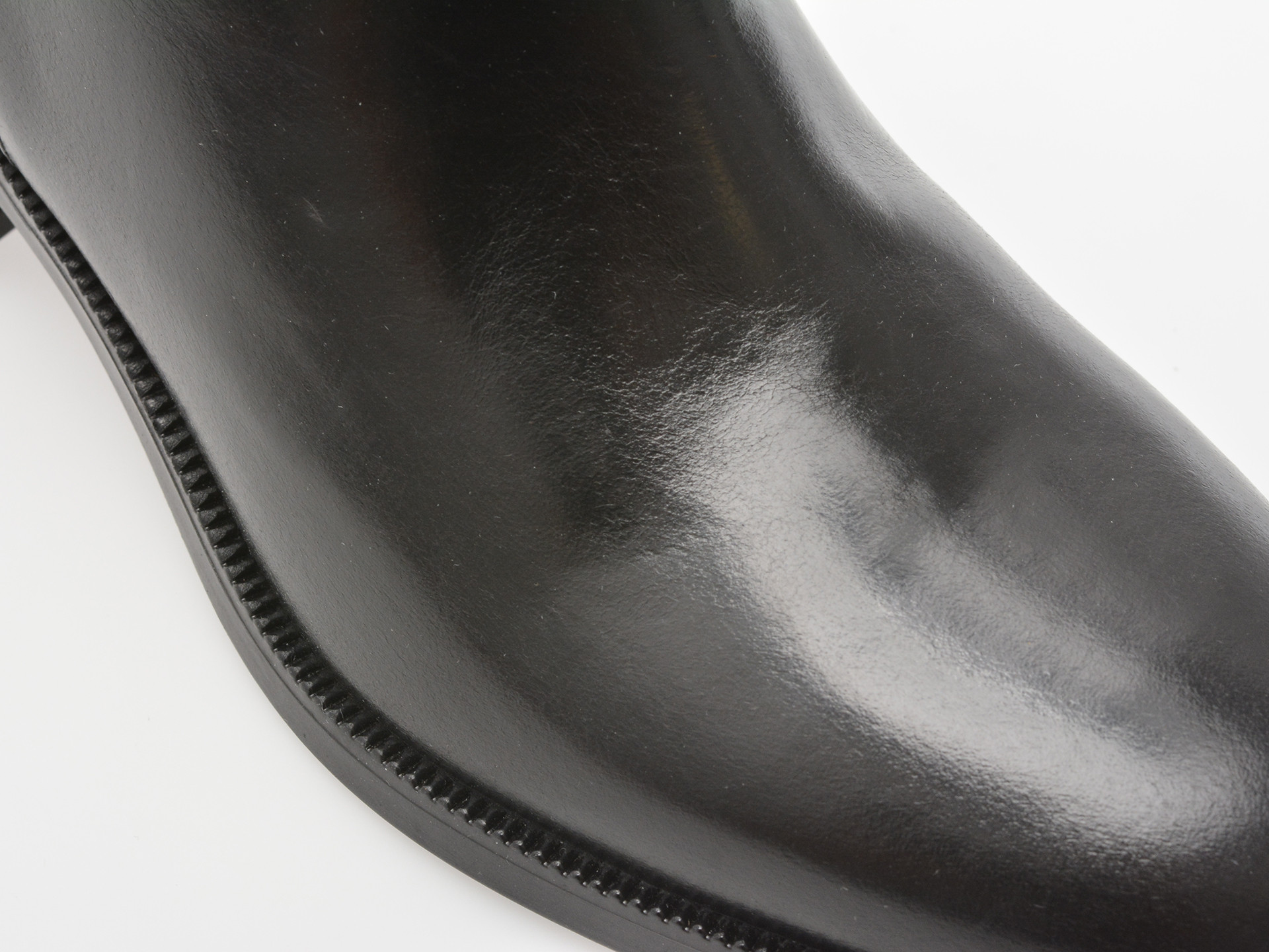 Ghete GEOX negre, D565EE, din piele naturala