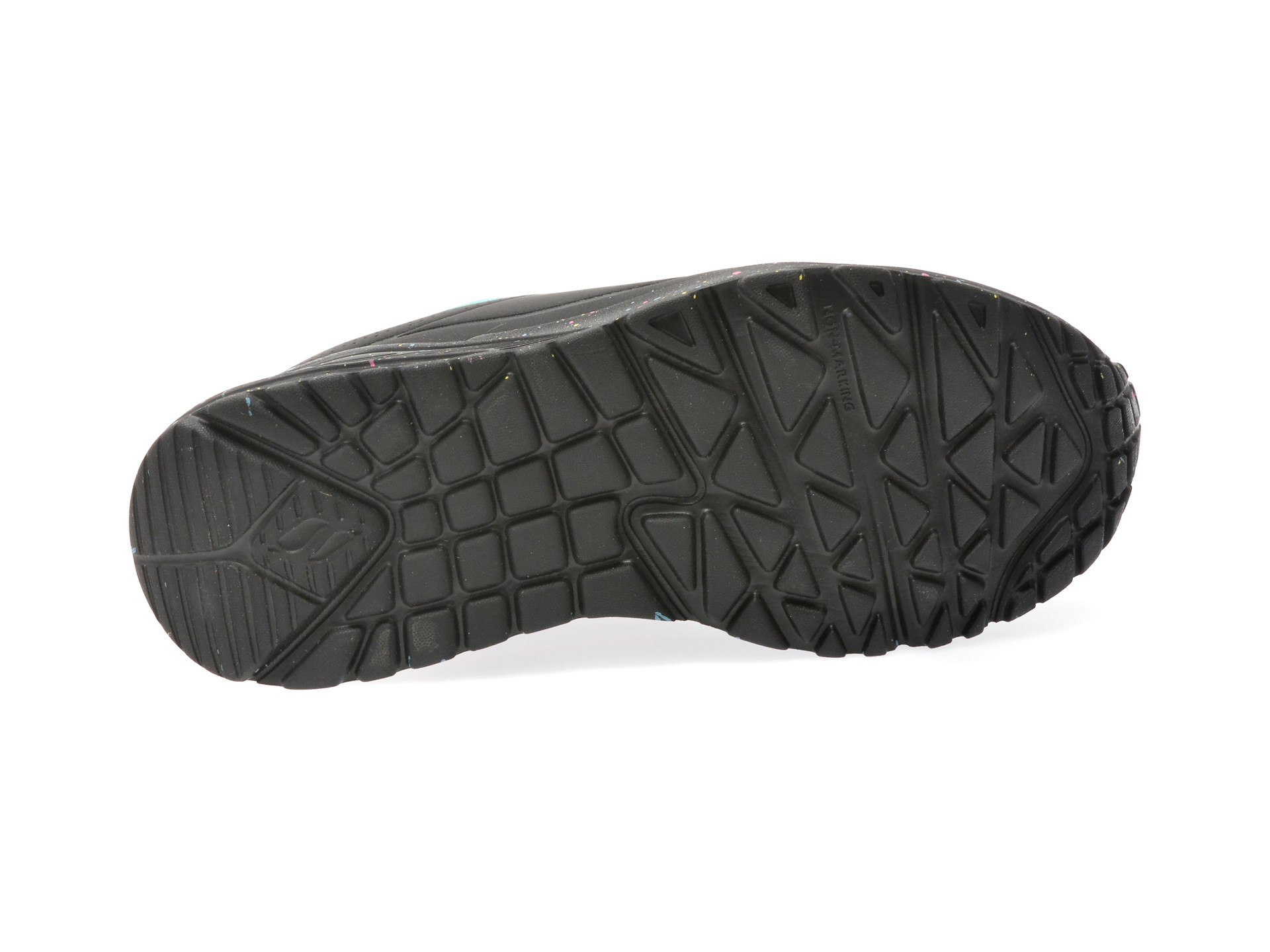 Pantofi sport SKECHERS negri, UNO LITE, din piele ecologica