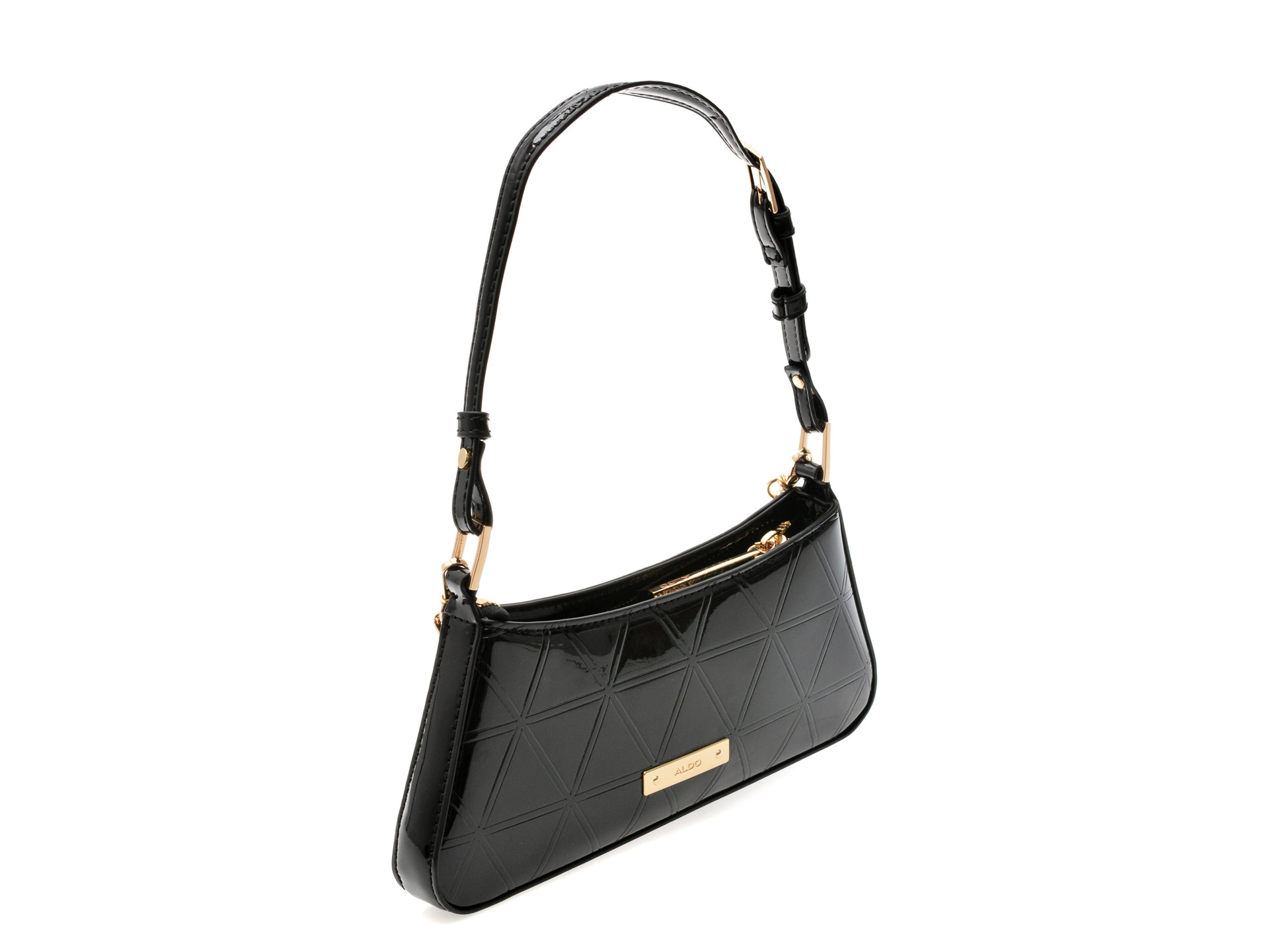 Geanta ALDO neagra, JOBELLE 001, din piele ecologica