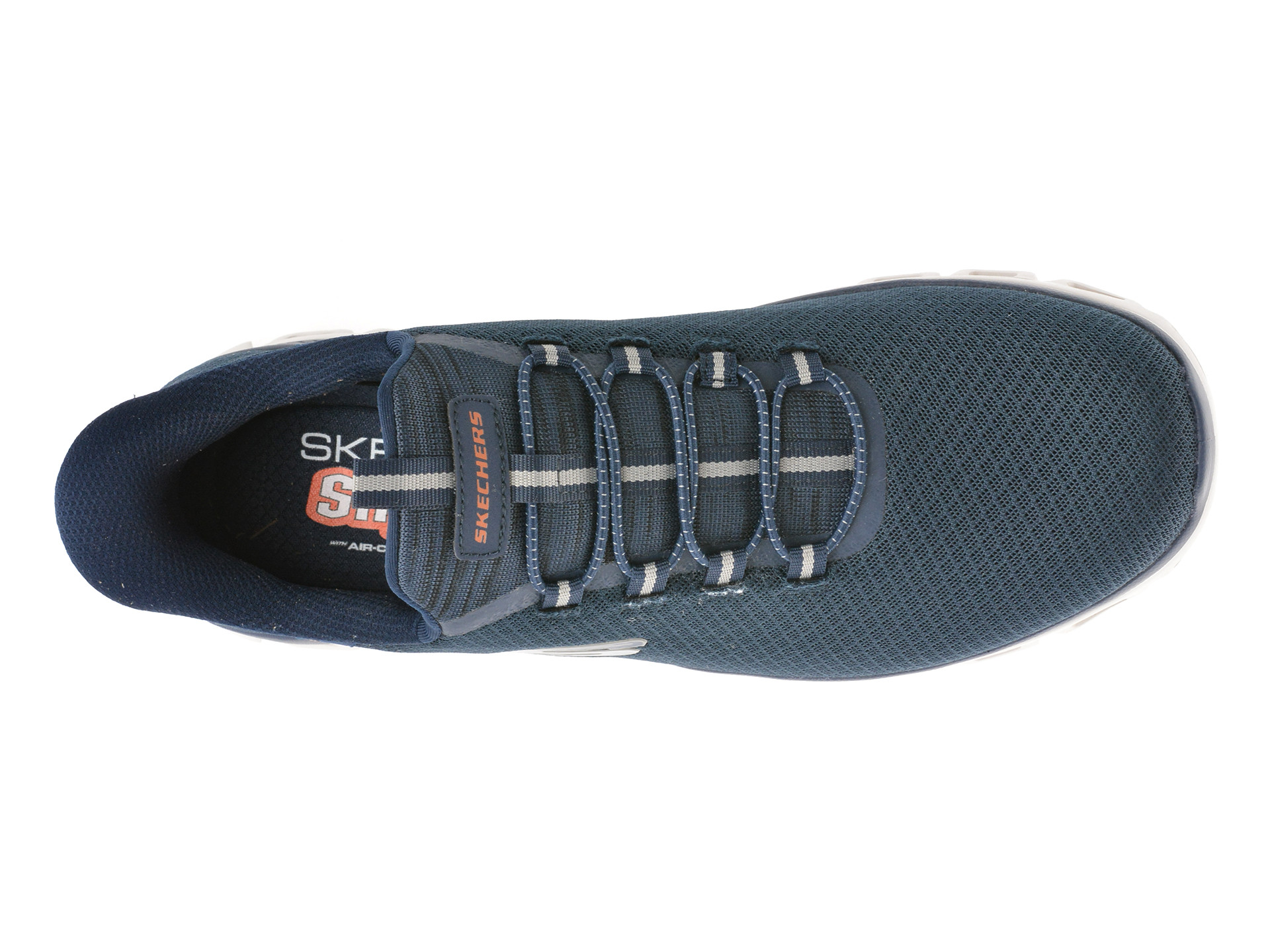 Pantofi sport SKECHERS bleumarin, GLIDE-STEP, din material textil