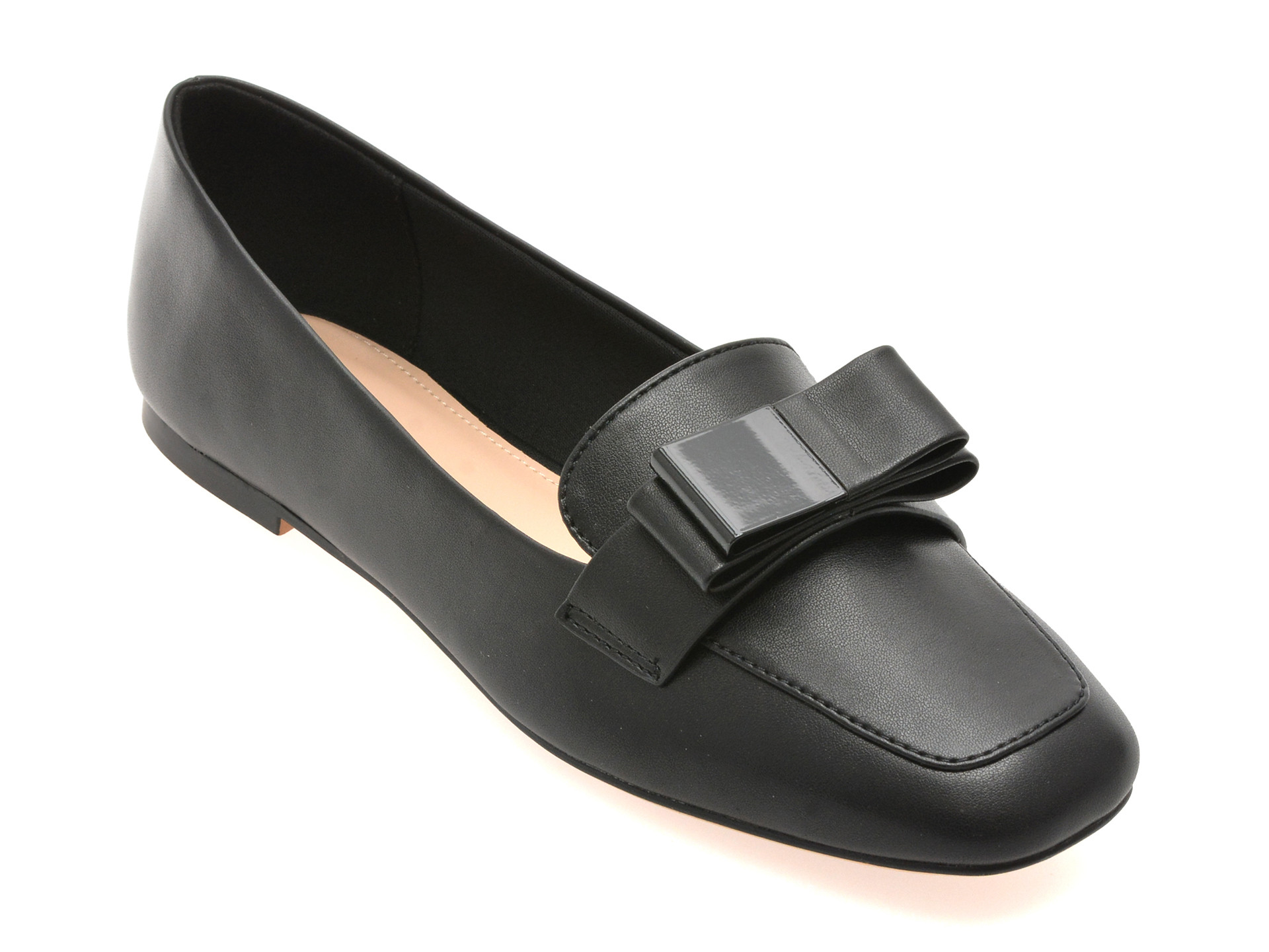 Mocasini ALDO negri, TALANANY 001, din piele ecologica