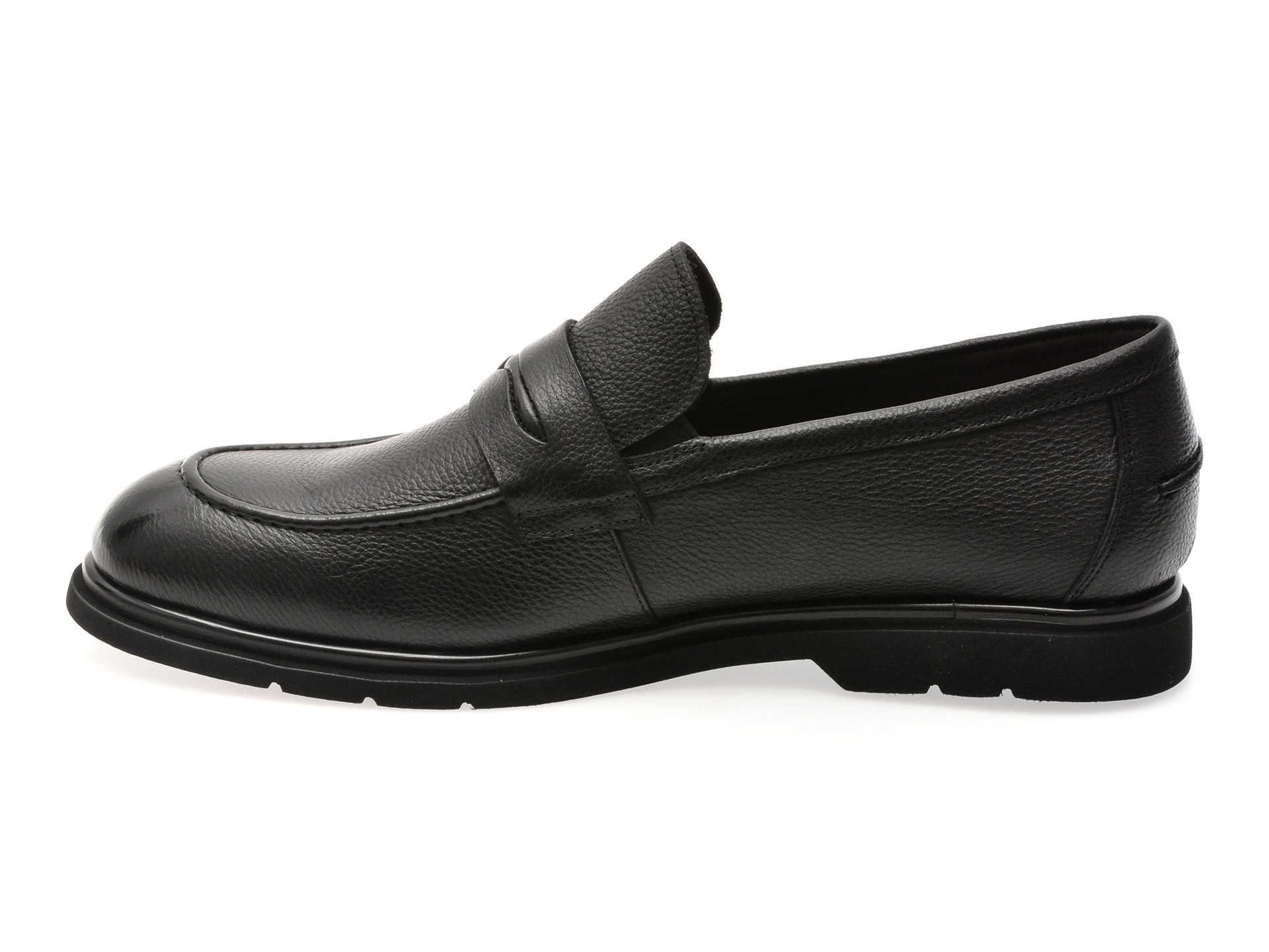 Mocasini eleganti EPICA negri, A320, din piele naturala