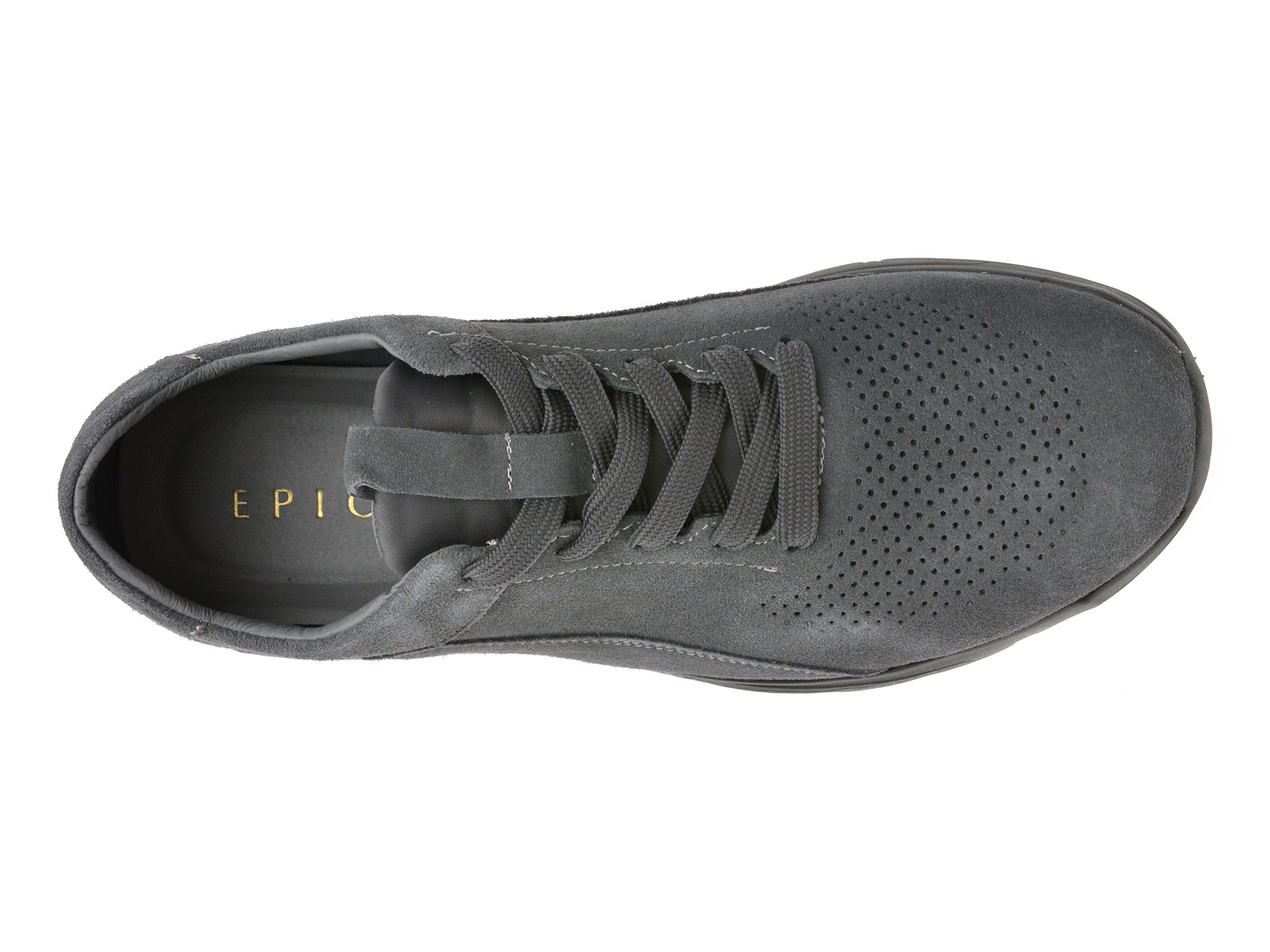 Pantofi sport EPICA gri, 1009, din piele intoarsa