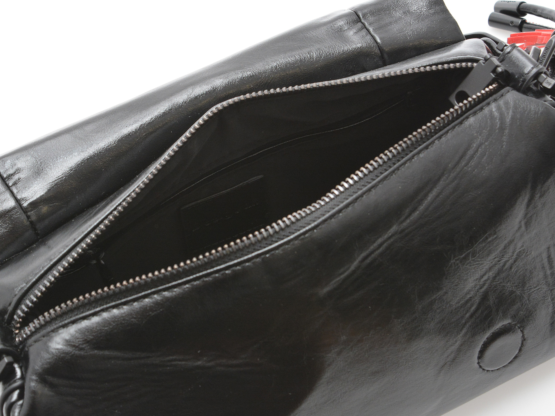 Geanta DESIGUAL neagra, WAXP90, din piele ecologica