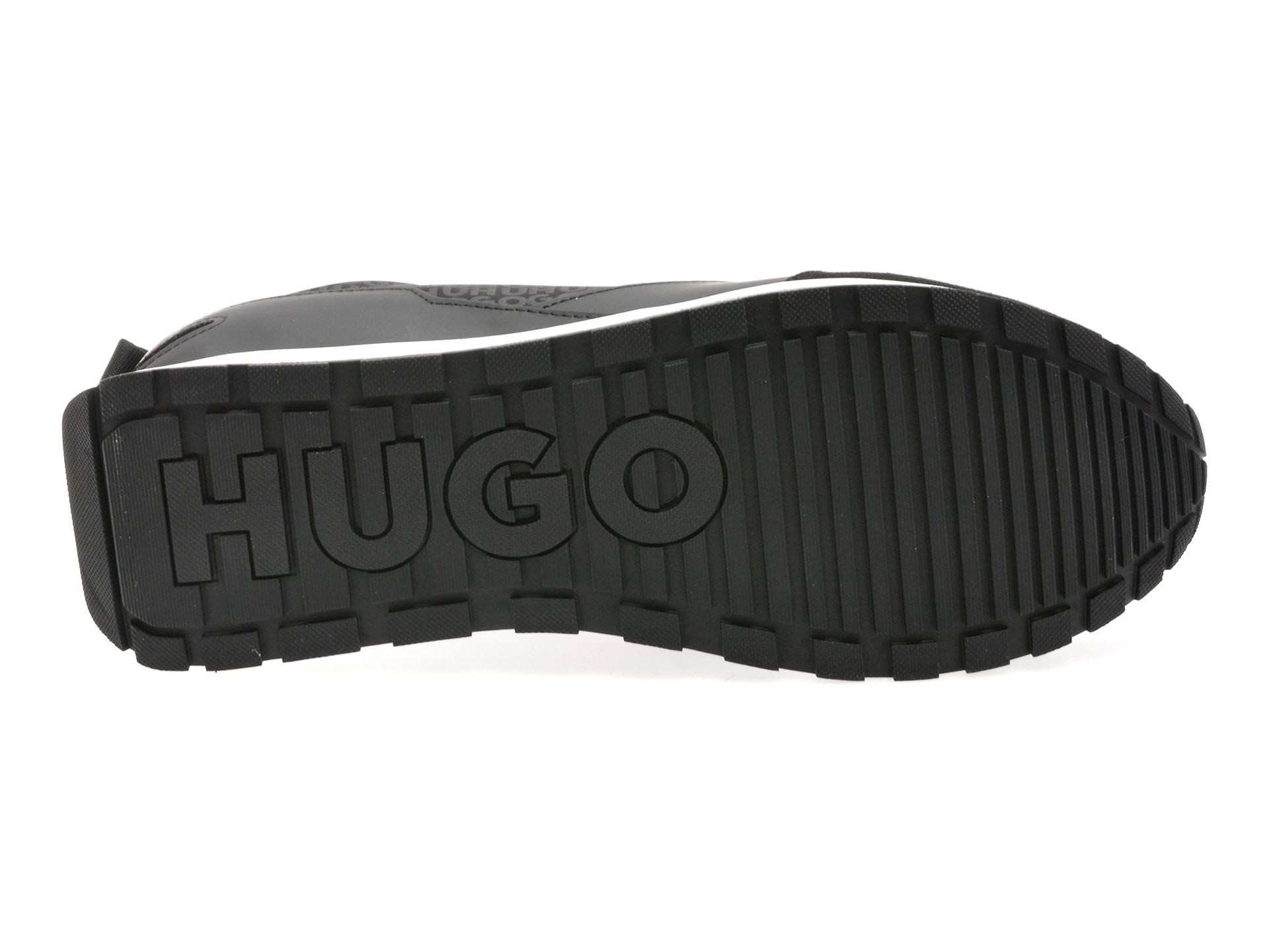 Pantofi sport HUGO negri, 6205, din material textil