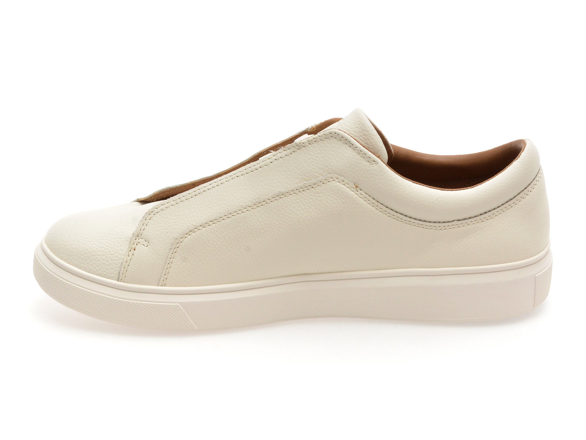 Pantofi sport ALDO albi, ABBOTT 270, din piele naturala