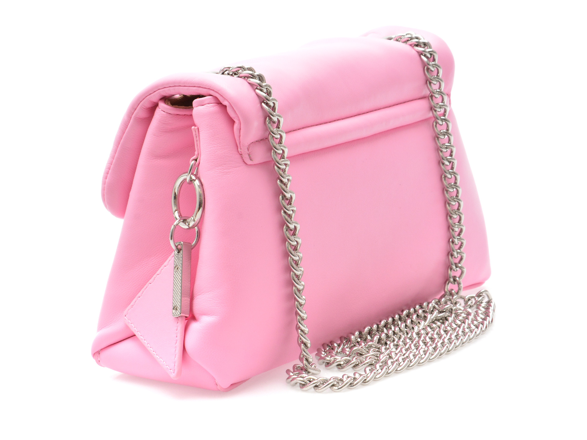 Geanta ALDO roz, SOFT PUFF 650, din piele ecologica