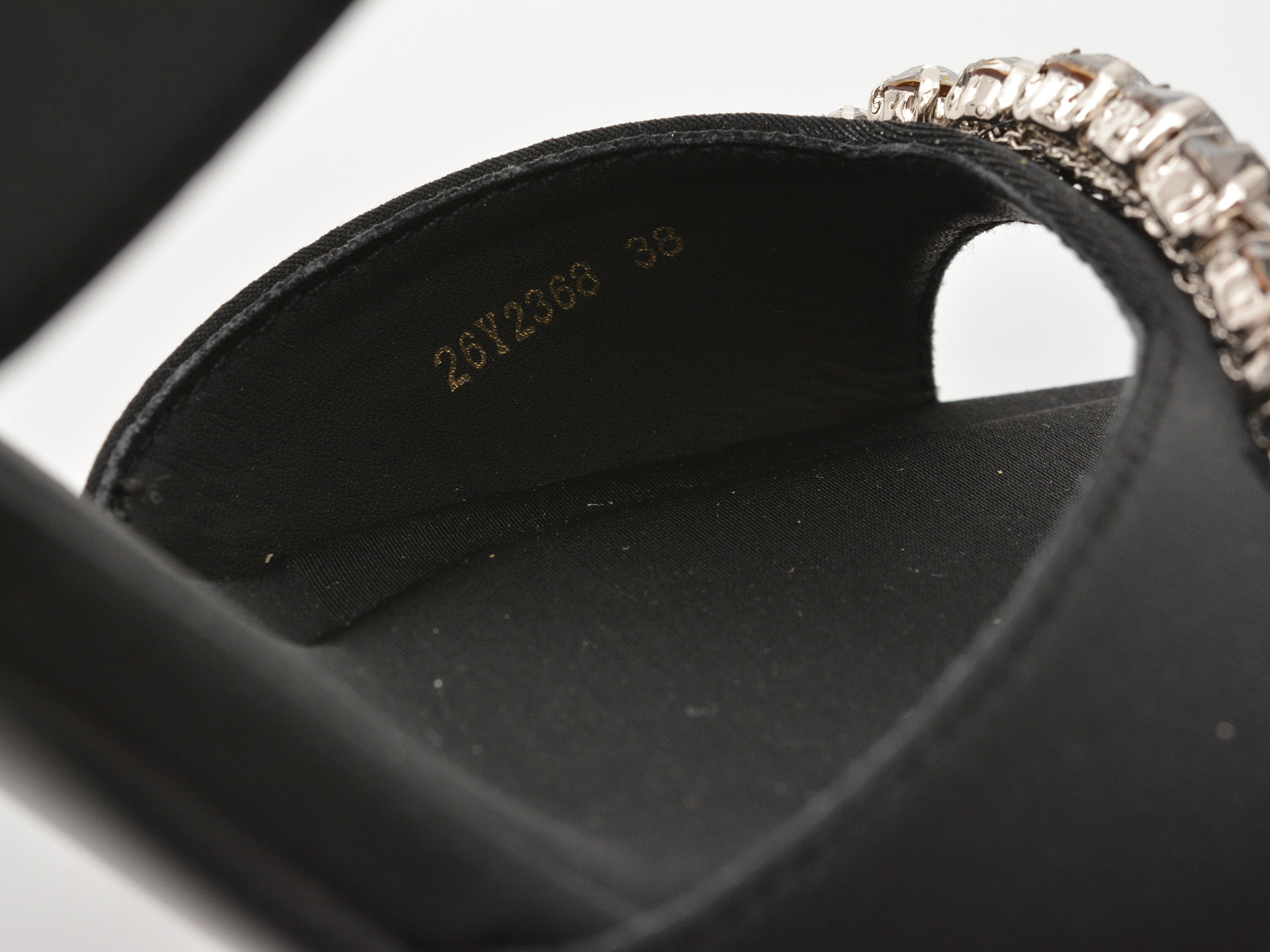 Papuci EPICA negri, 2368, din material textil