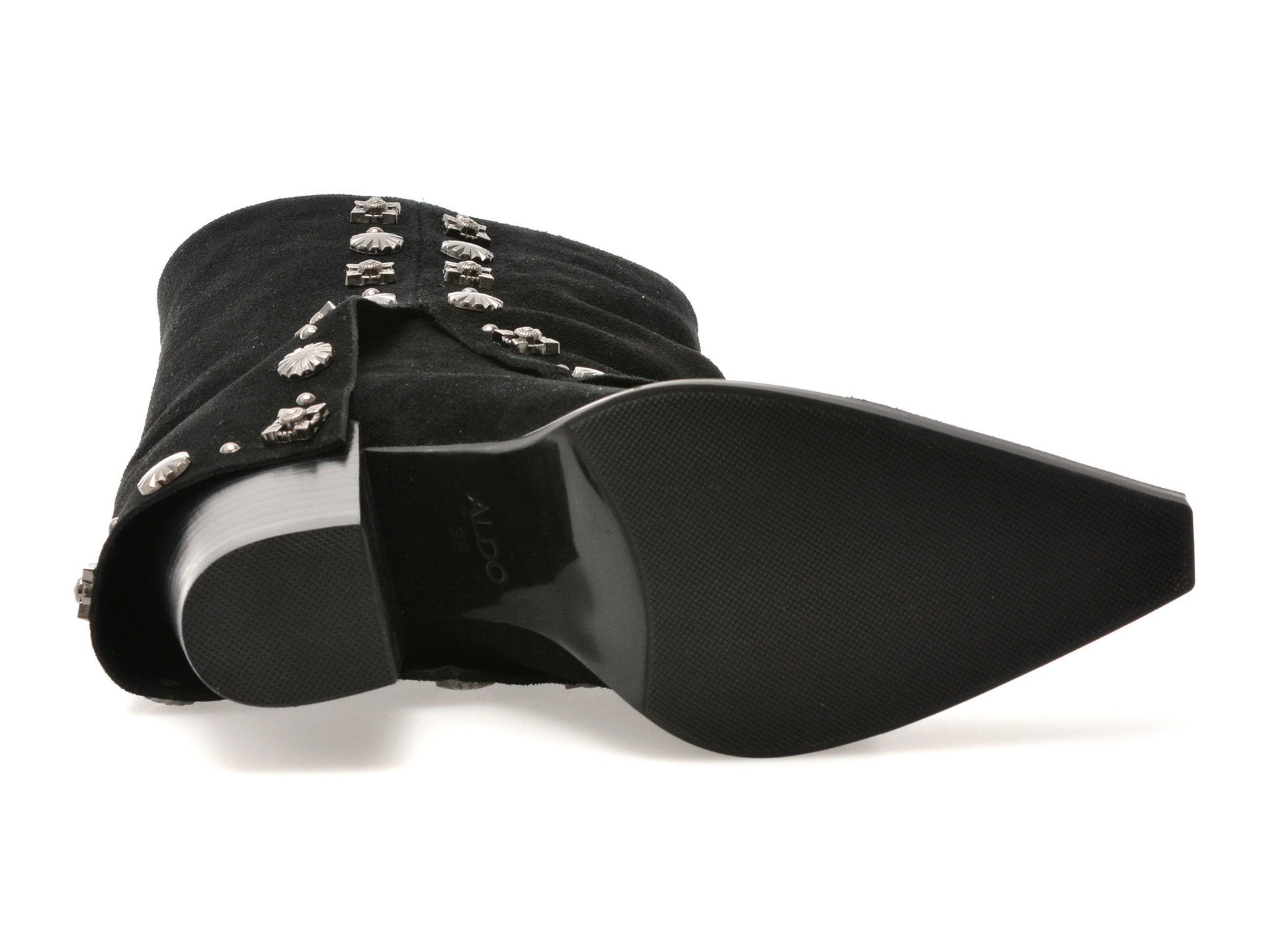 Ciocate elegante ALDO negre, 5R63B, din piele intoarsa