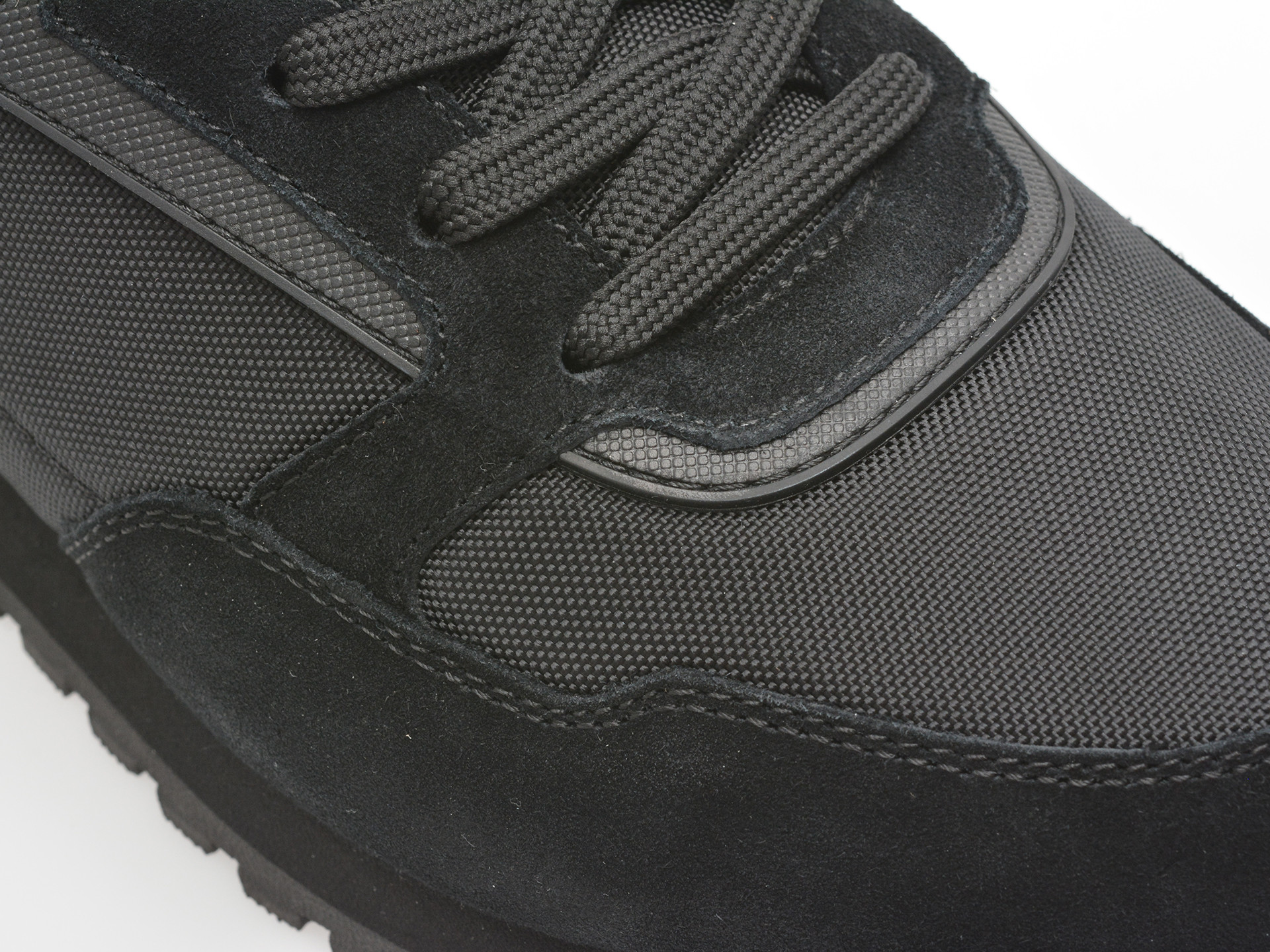 Pantofi sport BOSS negri, 3221, din material textil