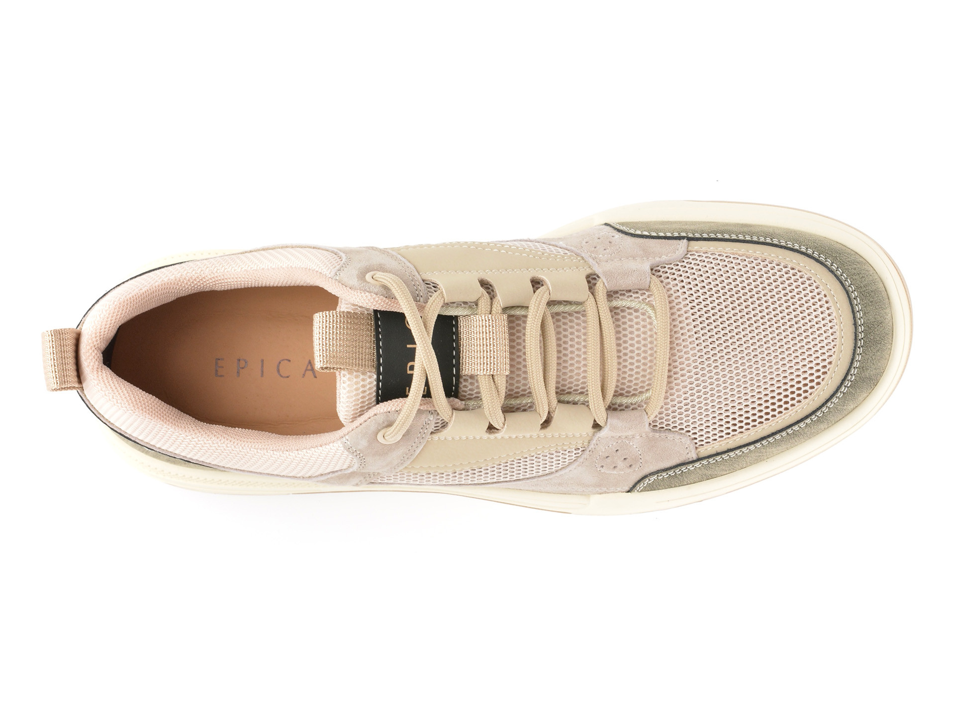 Pantofi sport EPICA nude, 37501, din material textil