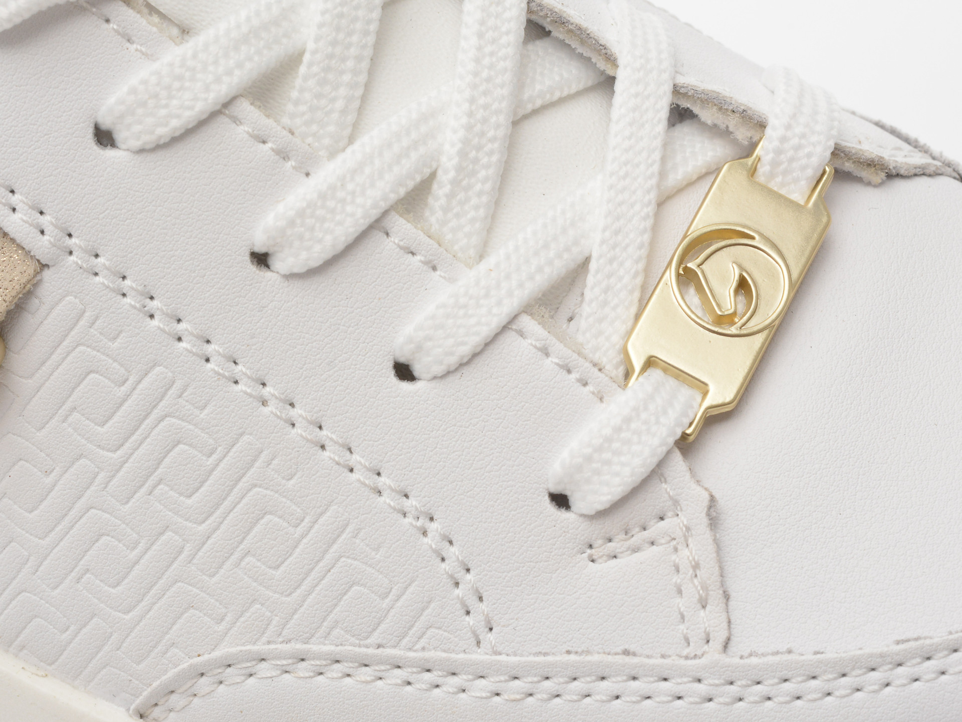 Pantofi sport REMONTE albi, D1C07, din piele naturala