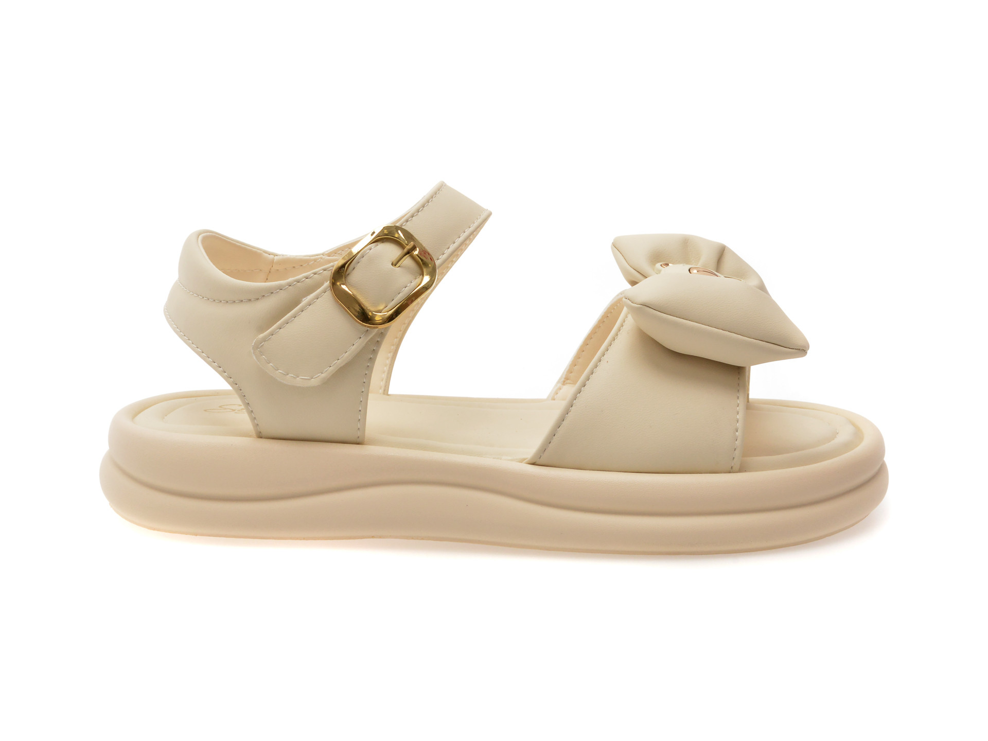 Sandale SELECTION KIDS albe, 25808, din piele ecologica