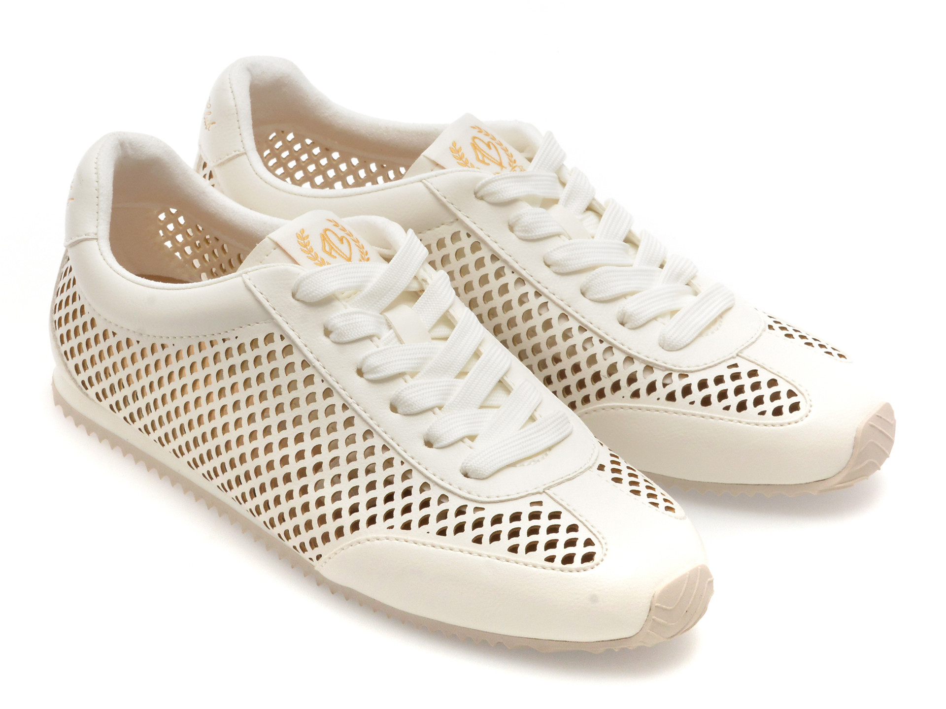 Pantofi sport ALDO albi, CAREFREE 115, din piele ecologica