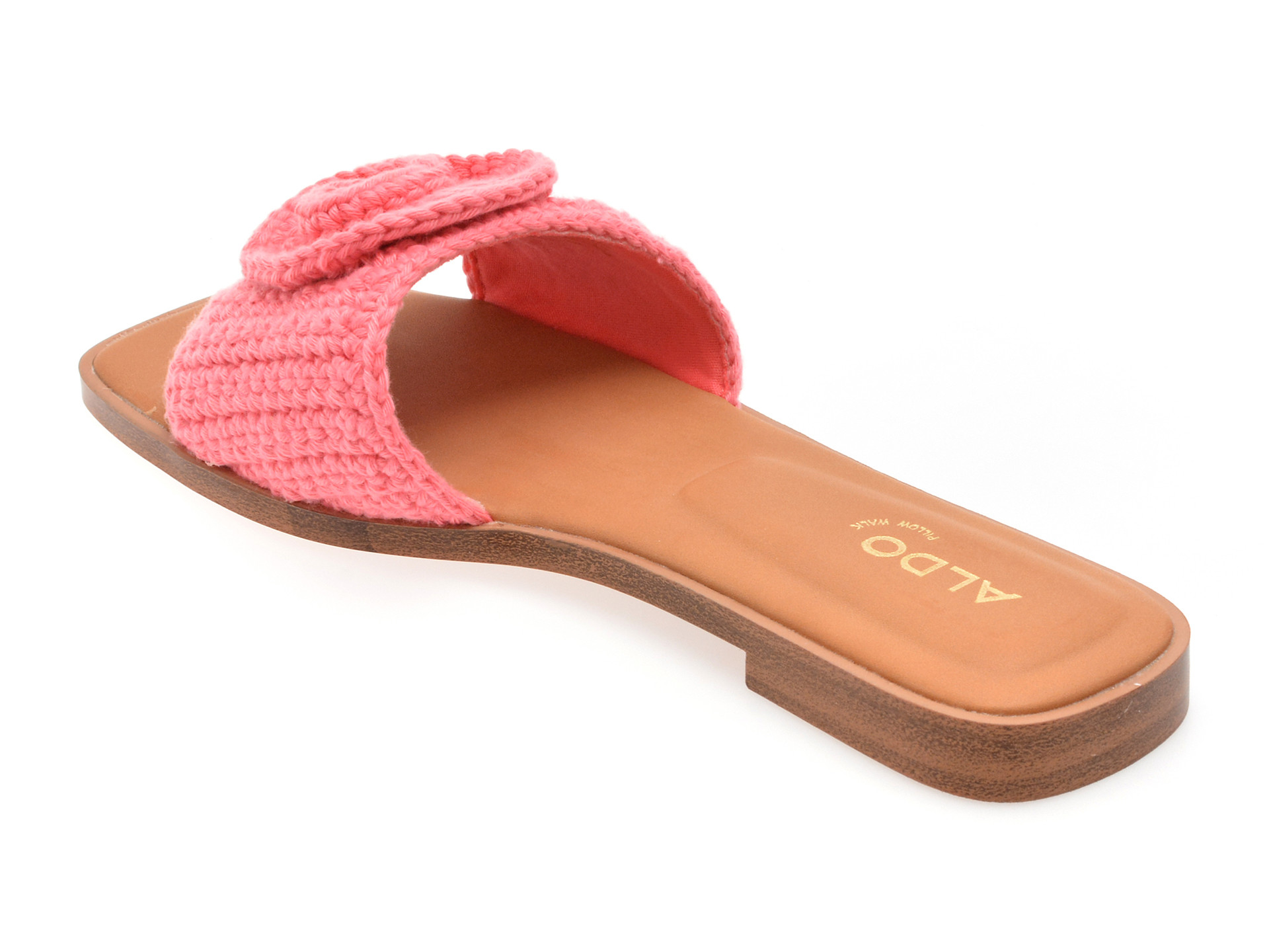 Papuci ALDO roz, SABBIA 660, din material textil