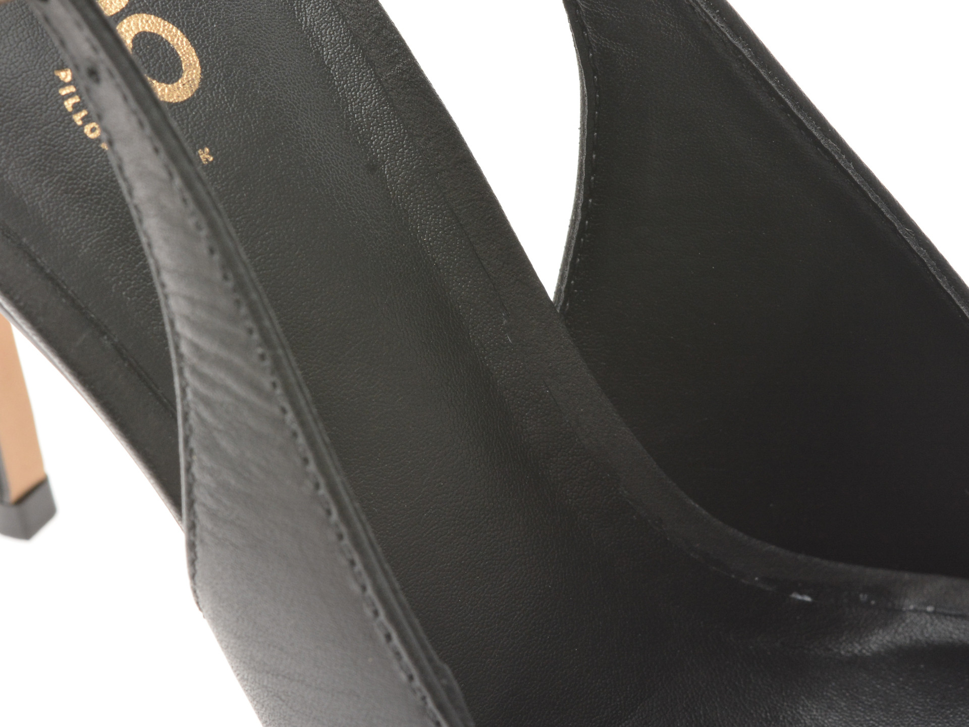 Pantofi eleganti ALDO negri, STESSYSLING 007, din piele naturala