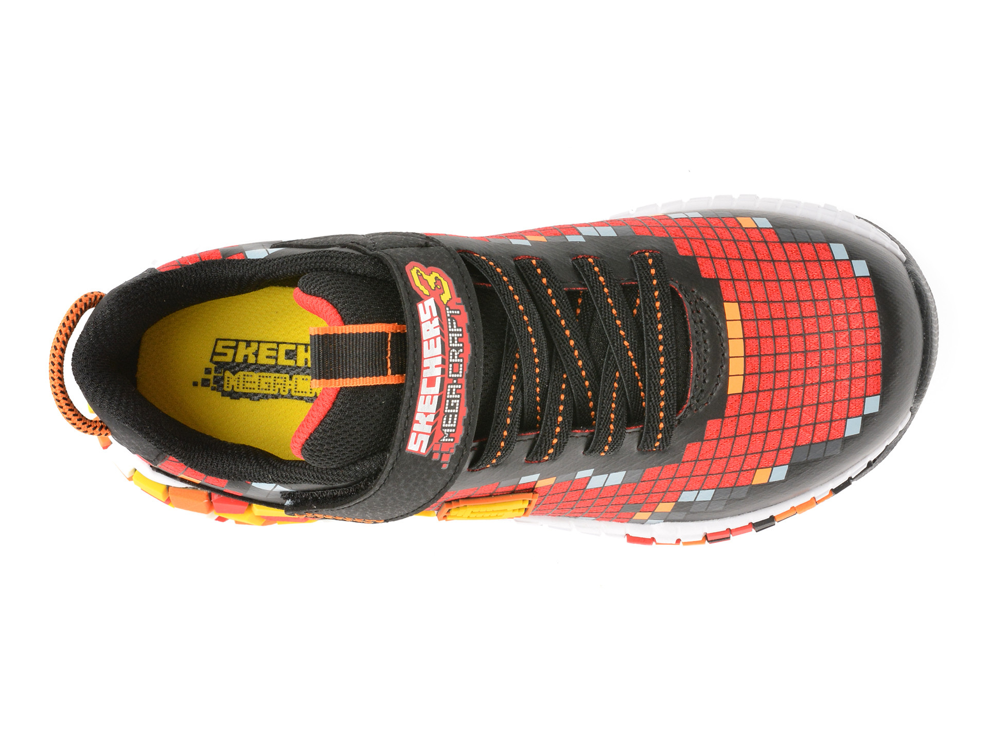 Pantofi sport SKECHERS rosii, MEGA-CRAFT 3.0, din piele ecologica