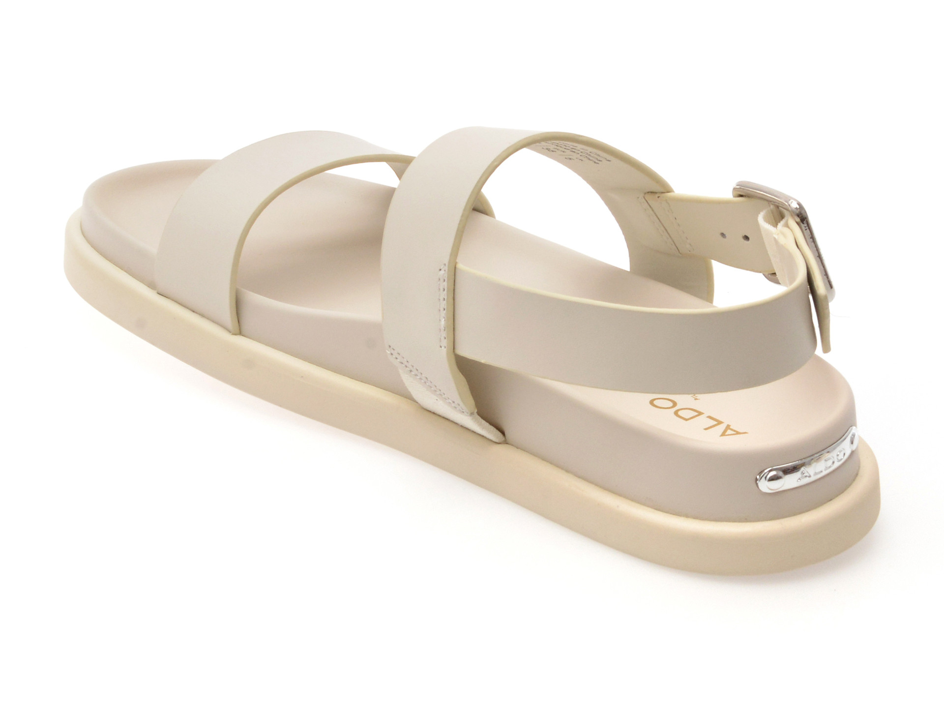 Sandale ALDO albe, LAROISEAN 121, din piele naturala