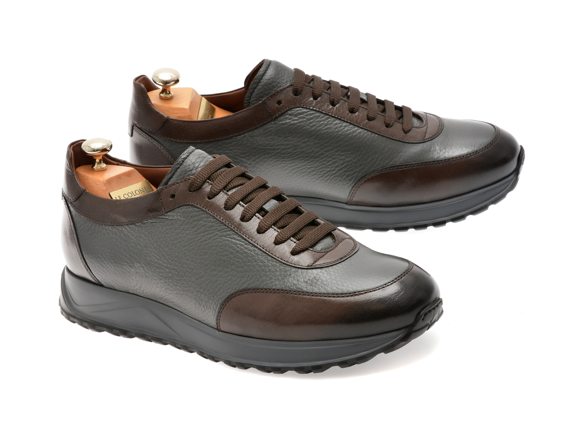 Pantofi sport LE COLONEL gri, 64375, din piele naturala