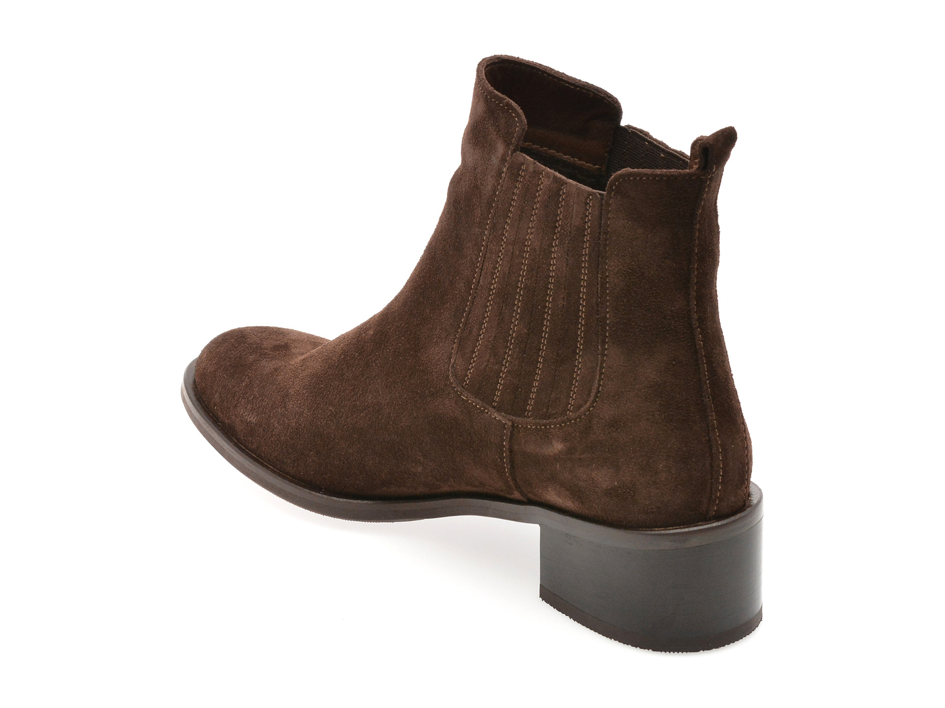 Ghete EPICA maro, 232080, din piele intoarsa