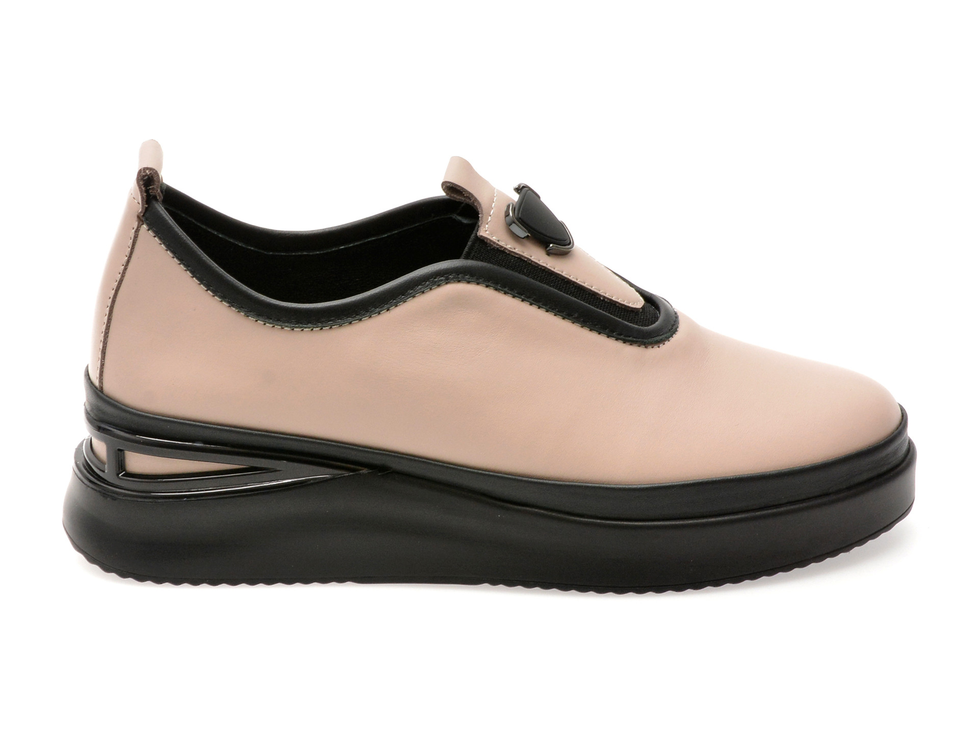 Pantofi IMAGE gri, 1061931, din piele naturala