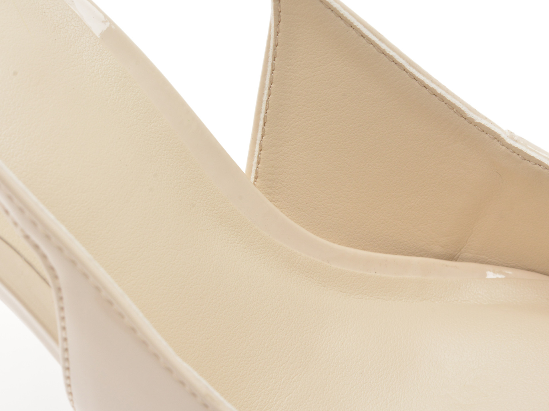 Pantofi eleganti ALDO bej, SERALINA 276, din piele ecologica lacuita