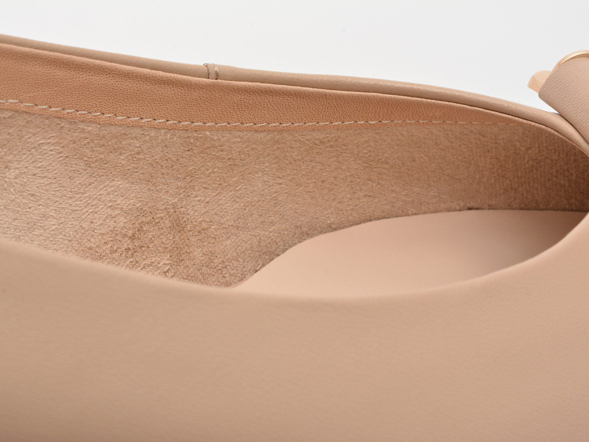 Pantofi EPICA nude, E300, din piele naturala