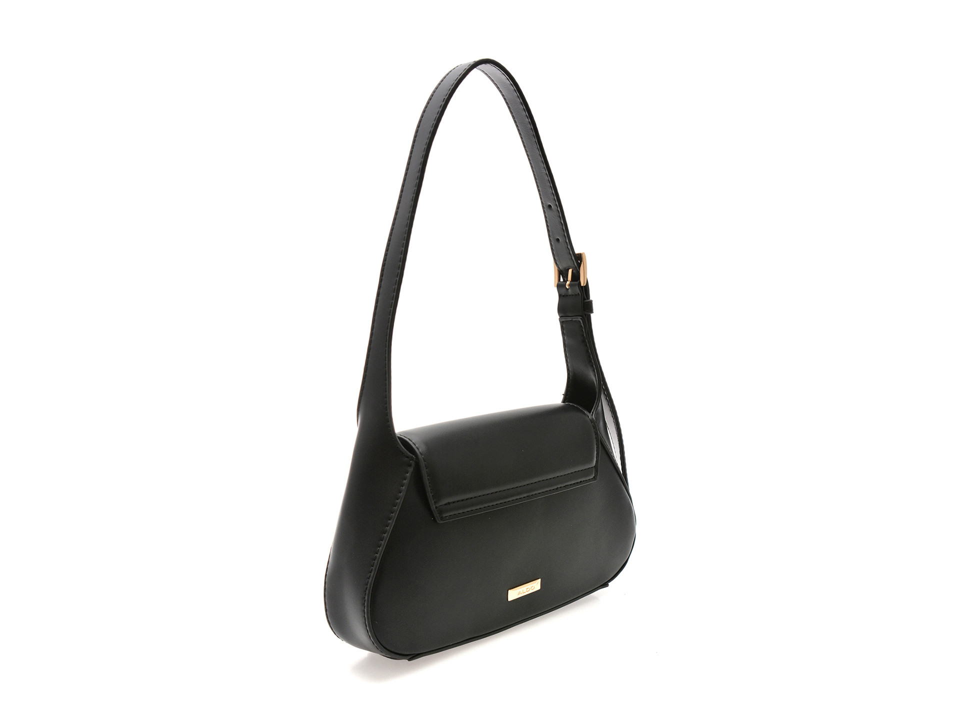 Geanta ALDO neagra, RHIANON 001, din piele ecologica