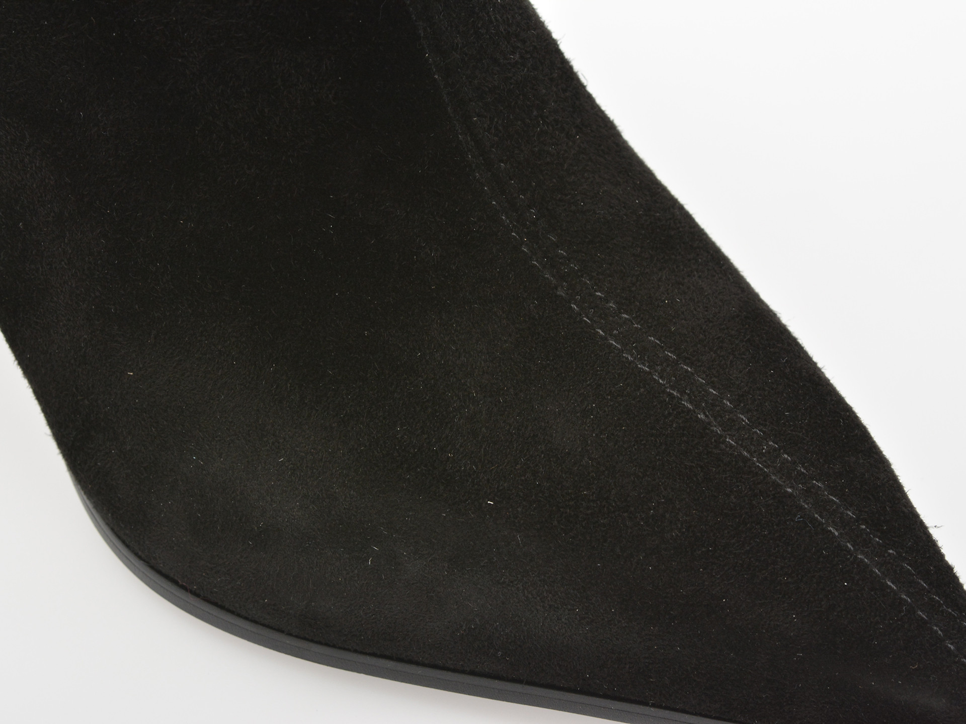 Botine elegante EPICA negre, 202726, din piele intoarsa