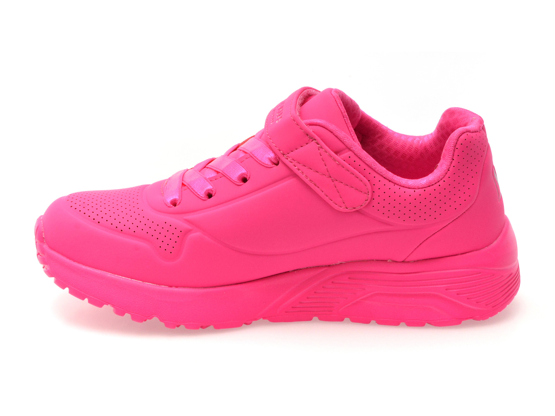Pantofi sport SKECHERS roz, UNO LITE , din piele ecologica