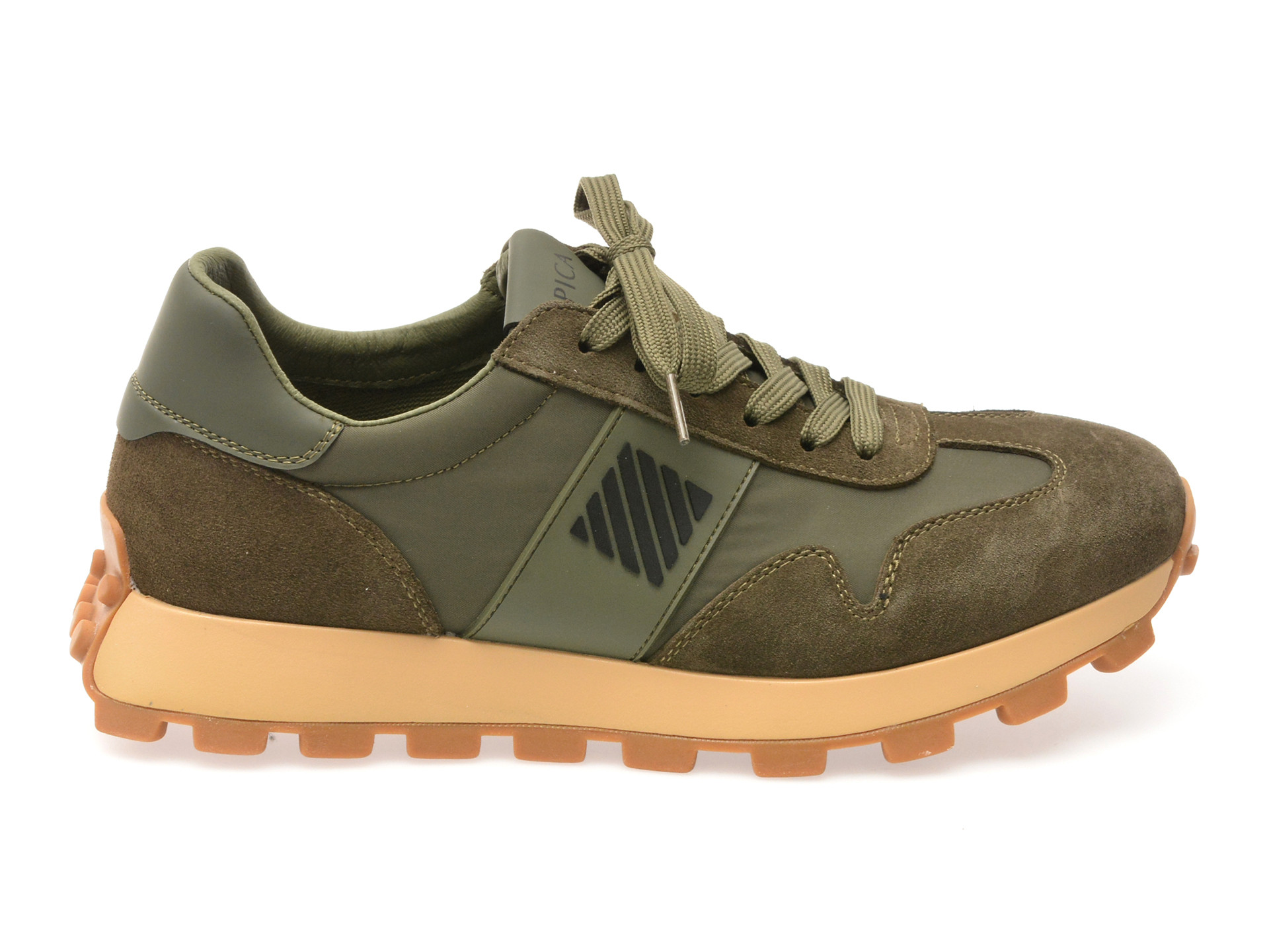 Pantofi sport EPICA verzi, 110016, din material textil