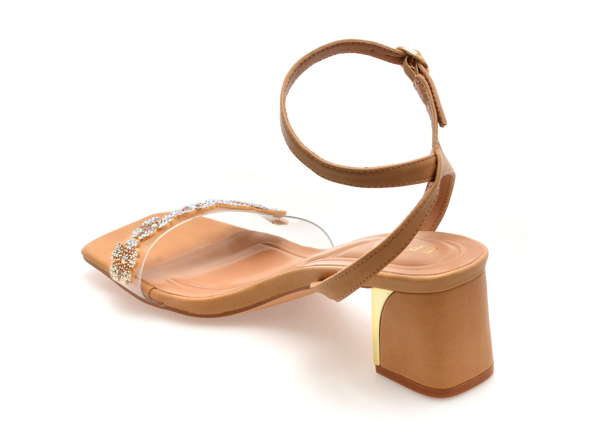 Sandale EPICA bej, 101602, din piele ecologica