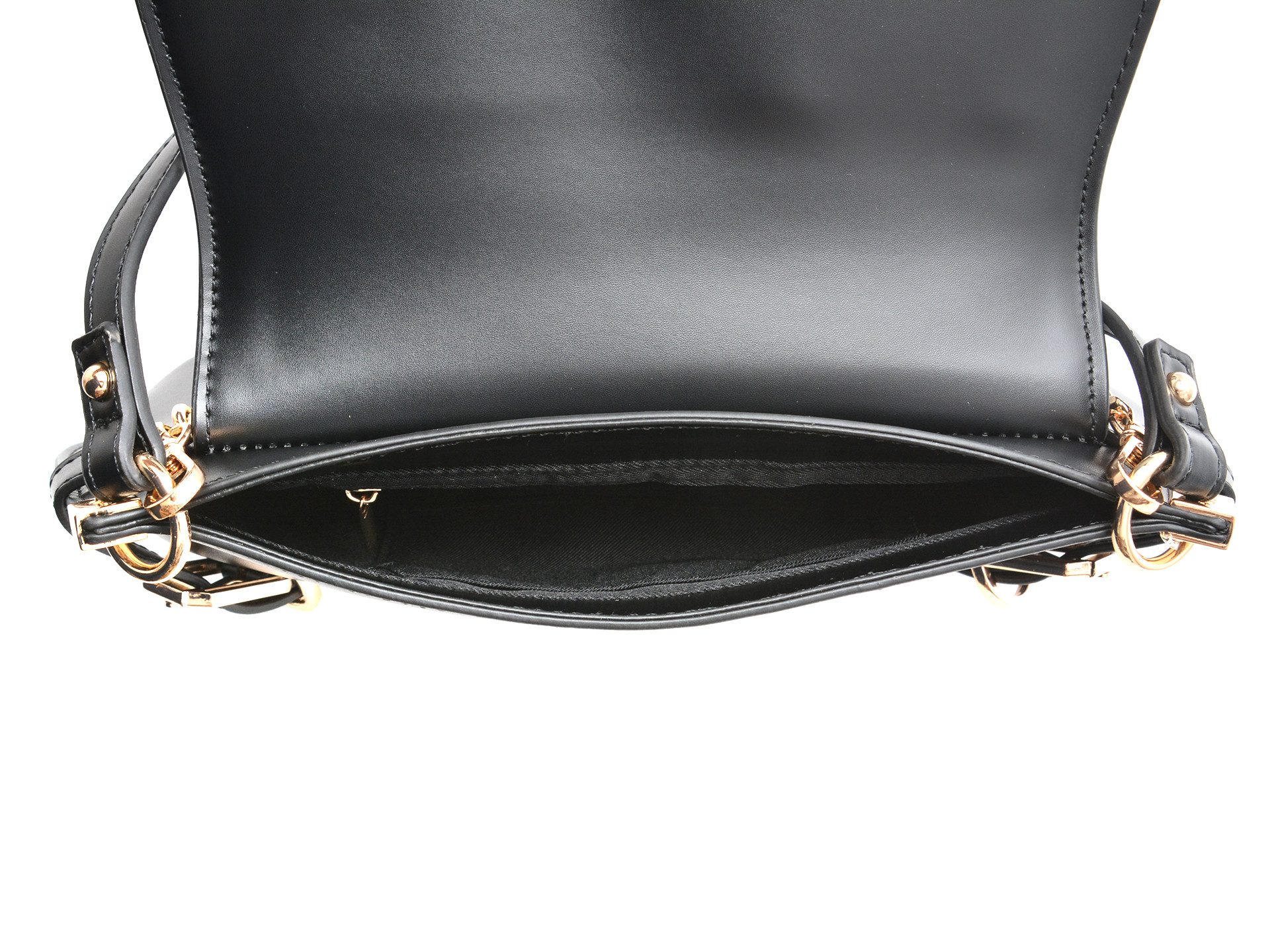 Geanta ALDO neagra, KRISTINIA 001, din piele ecologica