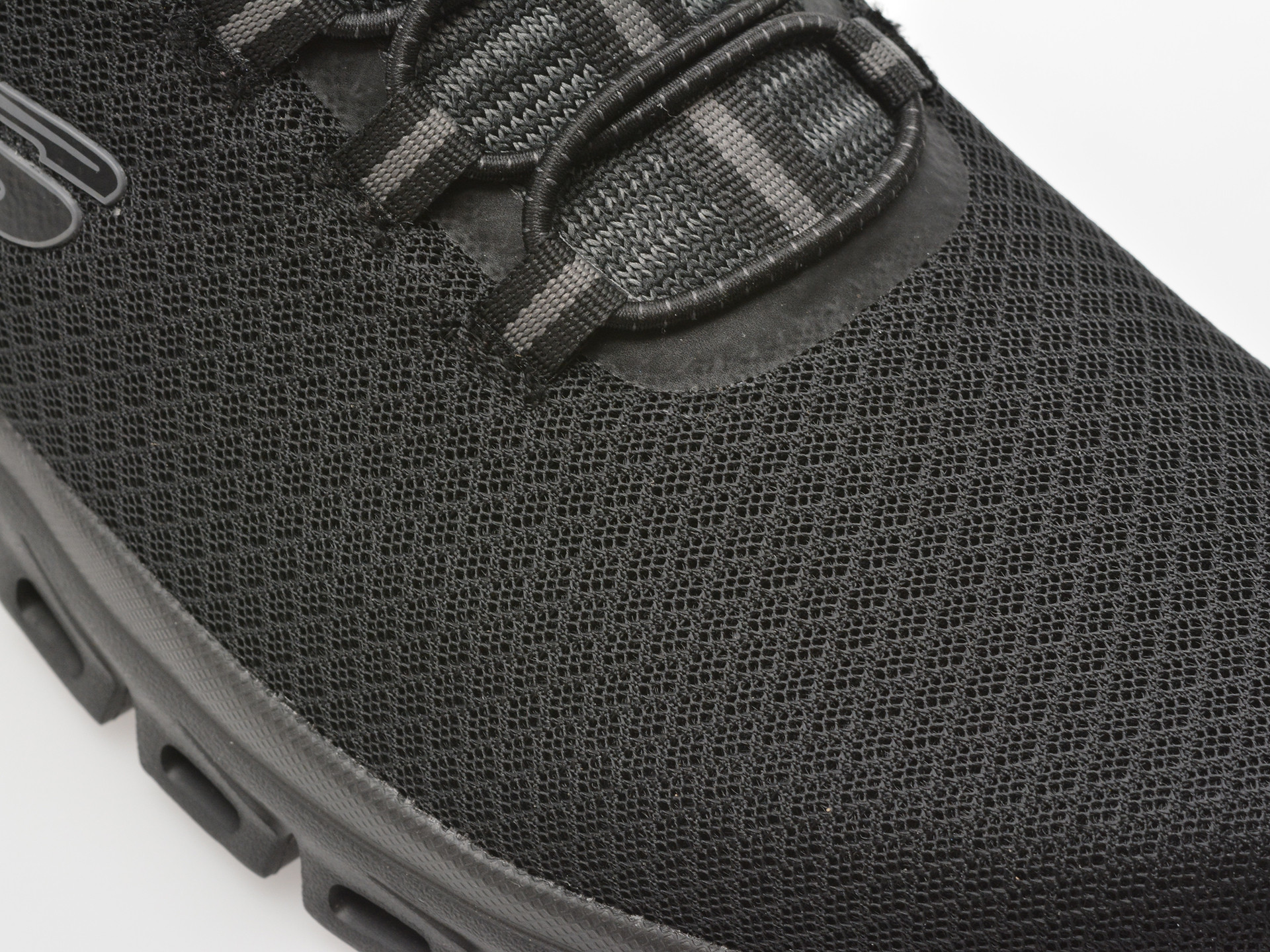 Pantofi sport SKECHERS negri, GLIDE-STEP, din material textil