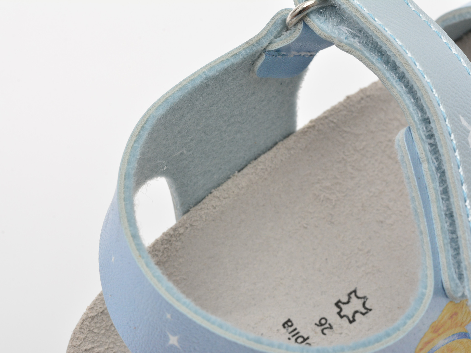 Sandale GEOX albastre, J558MG, din piele ecologica