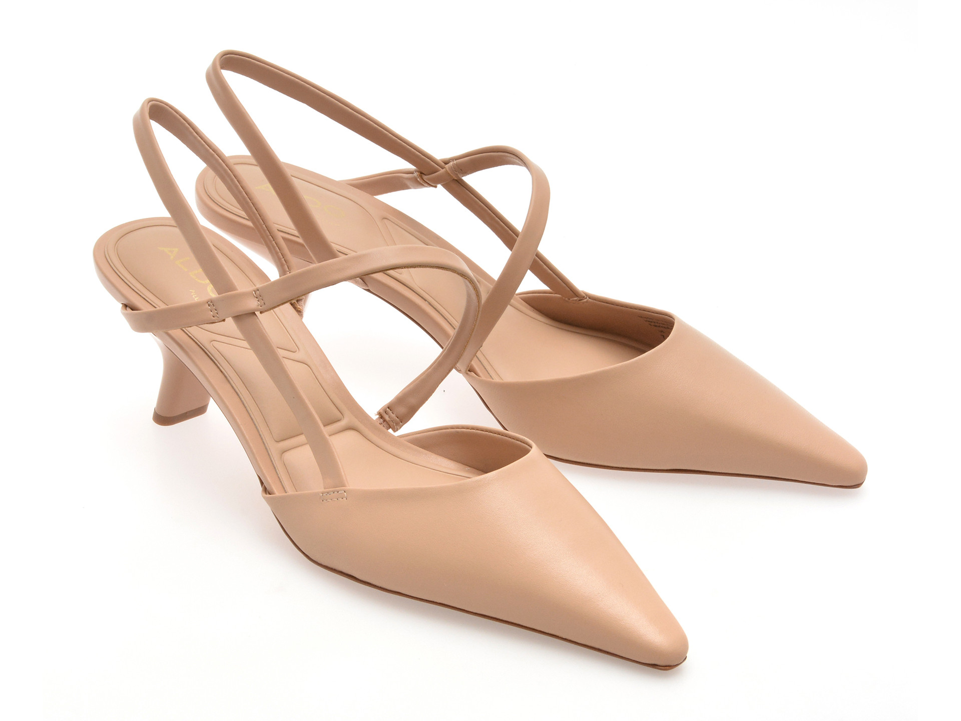 Pantofi eleganti ALDO nude, CORDELA 270, din piele naturala