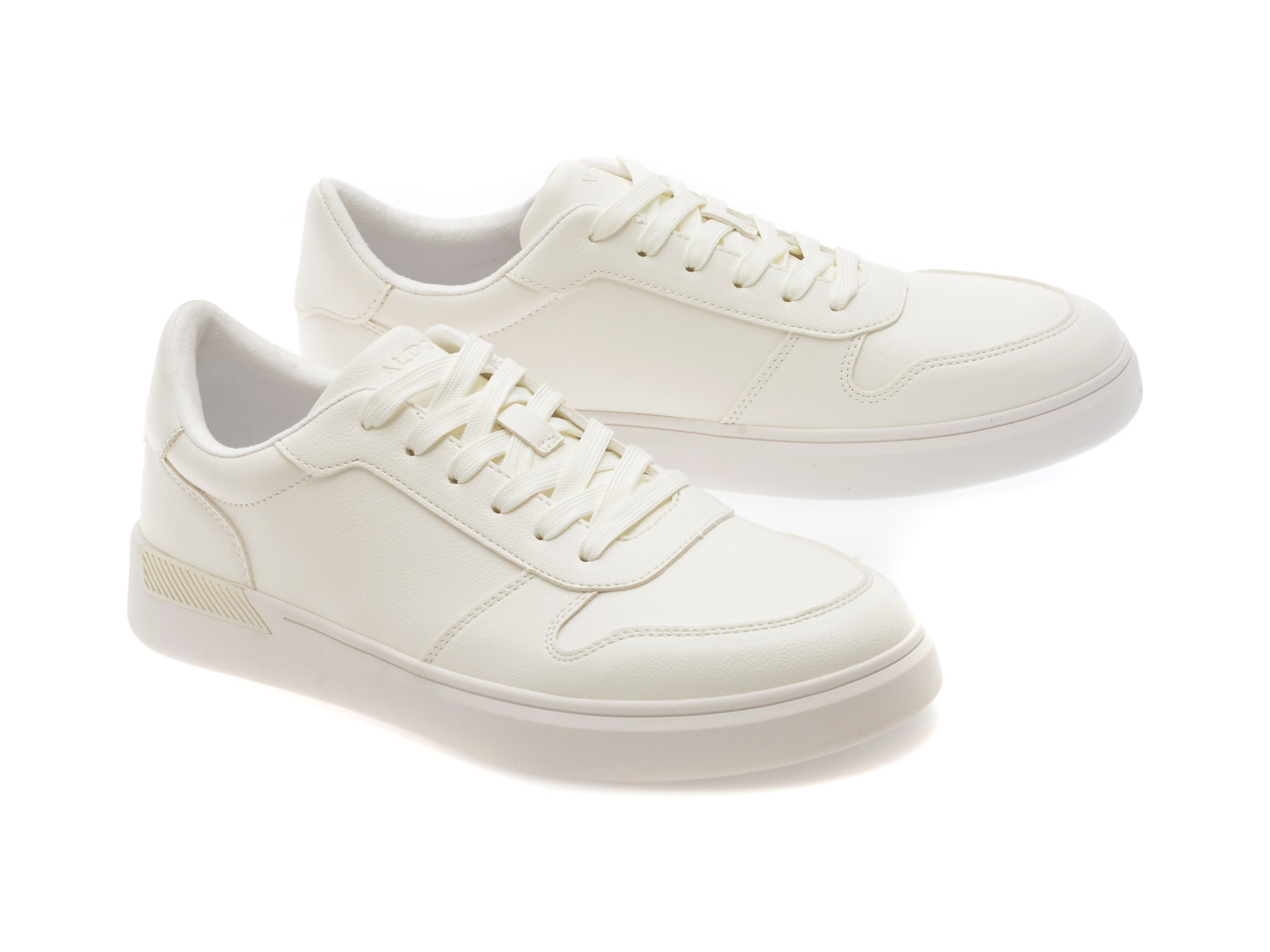 Pantofi sport ALDO albi, RETRO SNEAKER 100, din piele ecologica