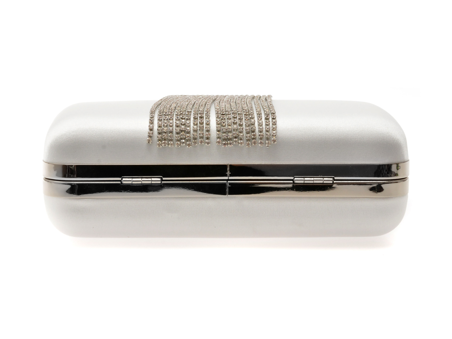 Geanta EPICA argintie, 8008, din material textil