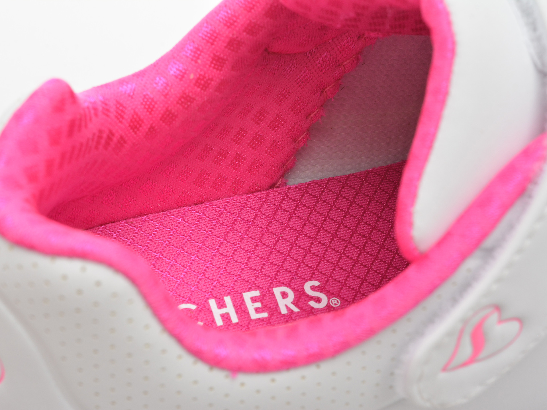 Pantofi sport SKECHERS albi, UNO LITE, din piele ecologica