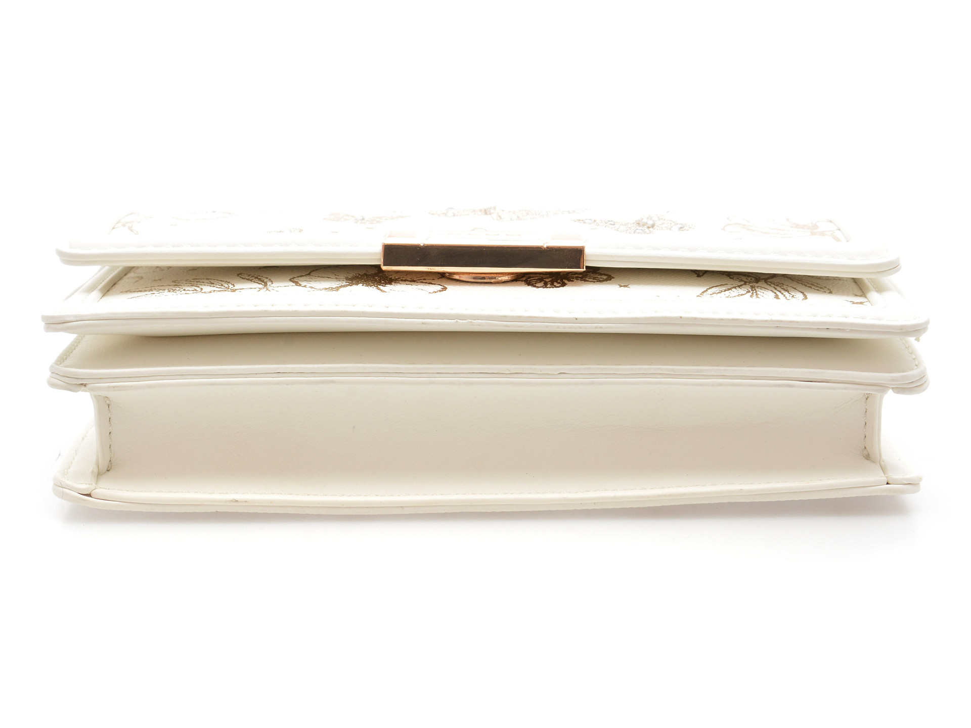 Geanta ALDO alba, CHARISMA 270, din piele ecologica