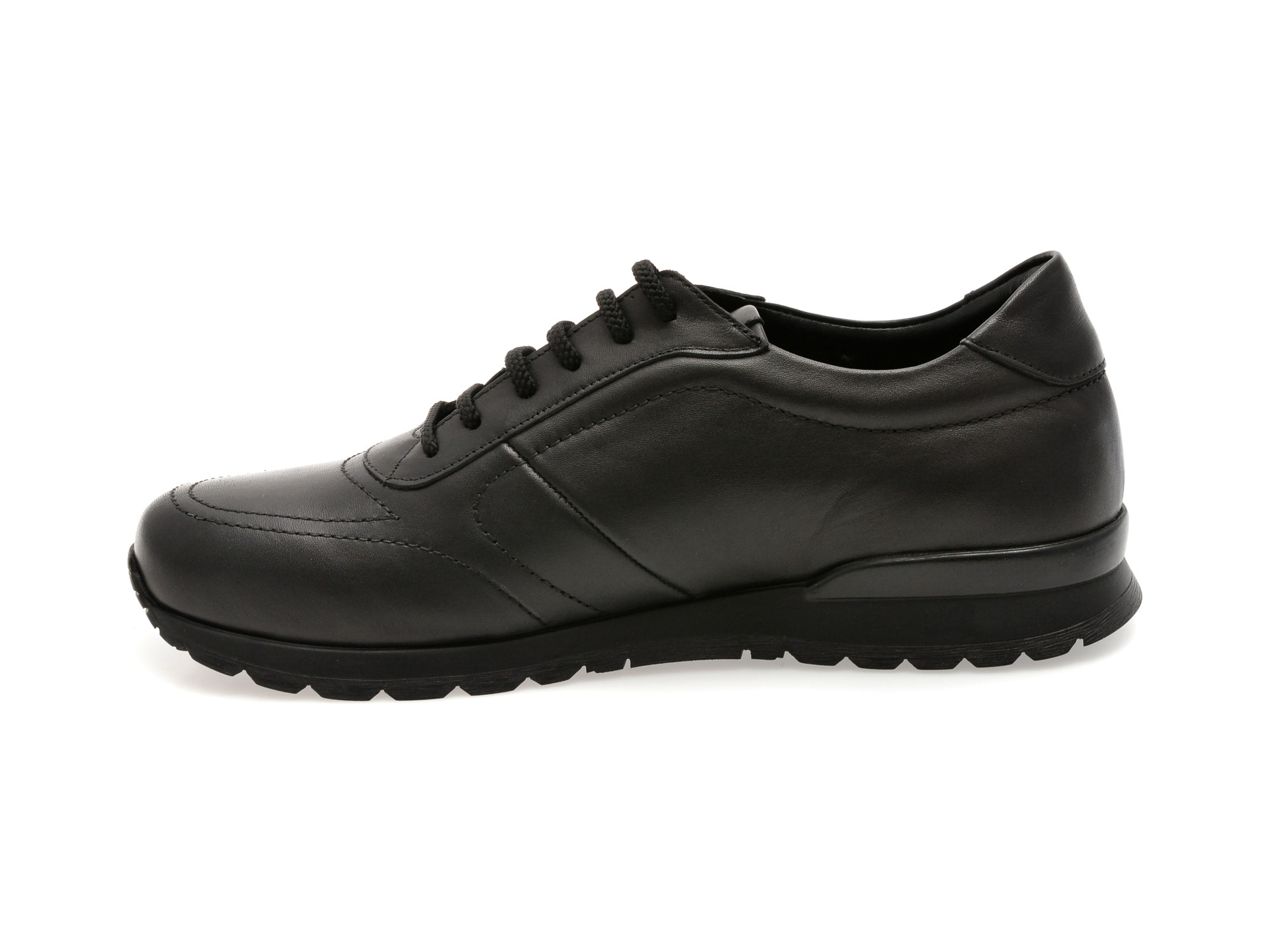 Pantofi sport OTTER negri, 54521, din piele naturala