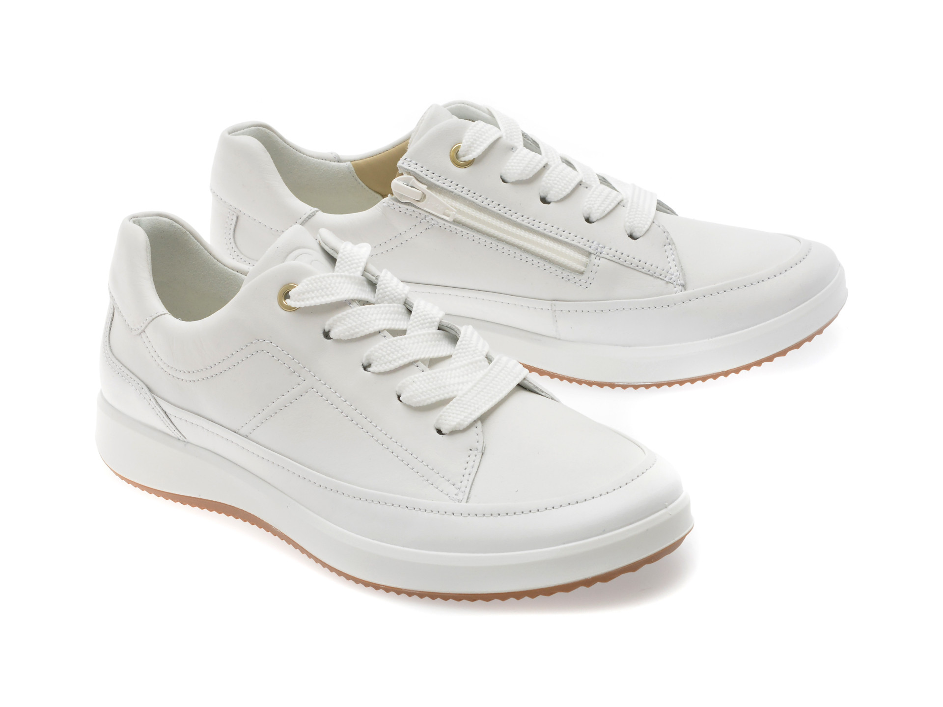 Pantofi sport ARA albi, 23910, din piele naturala